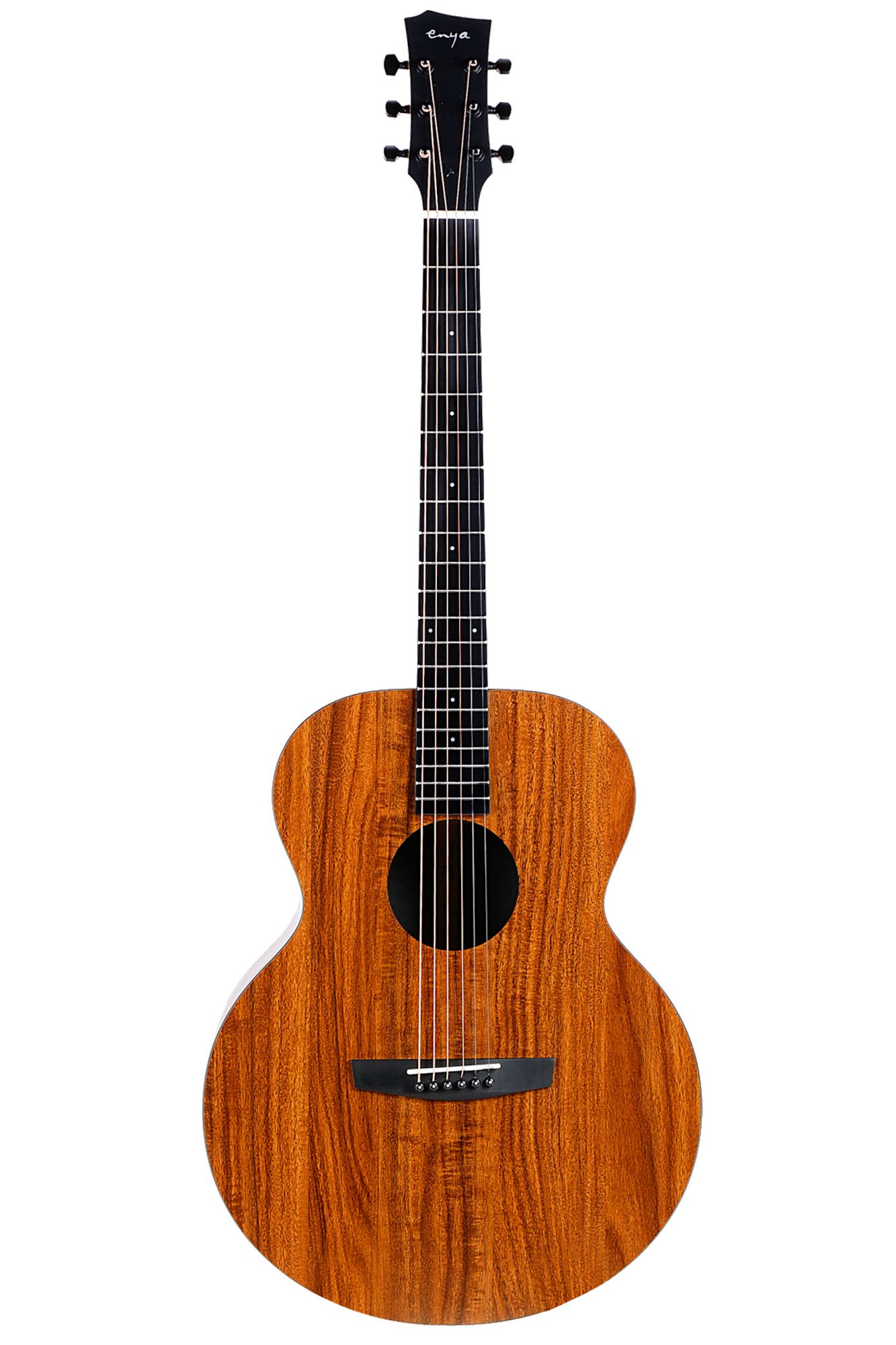 Enya EM-X1 EQ SP1 36 Acoustic Guitar- All Koa Finish