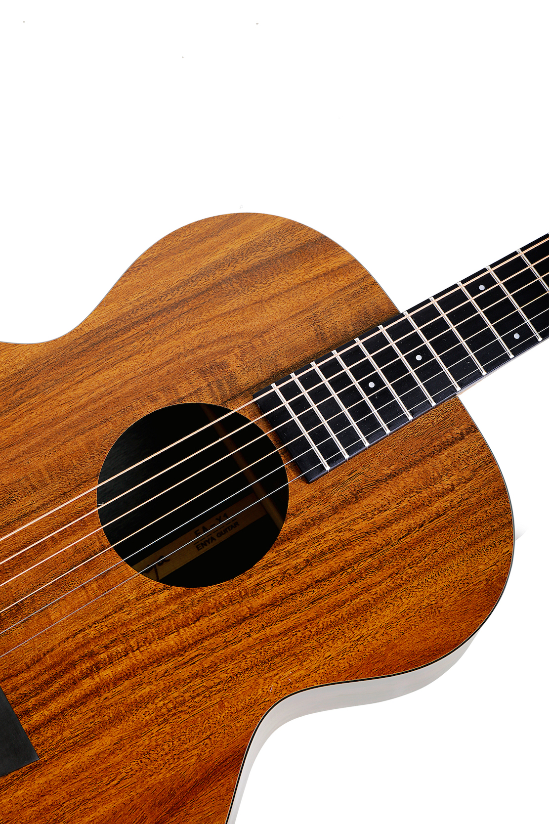 Enya EM-X1 EQ SP1 36 Acoustic Guitar- All Koa Finish