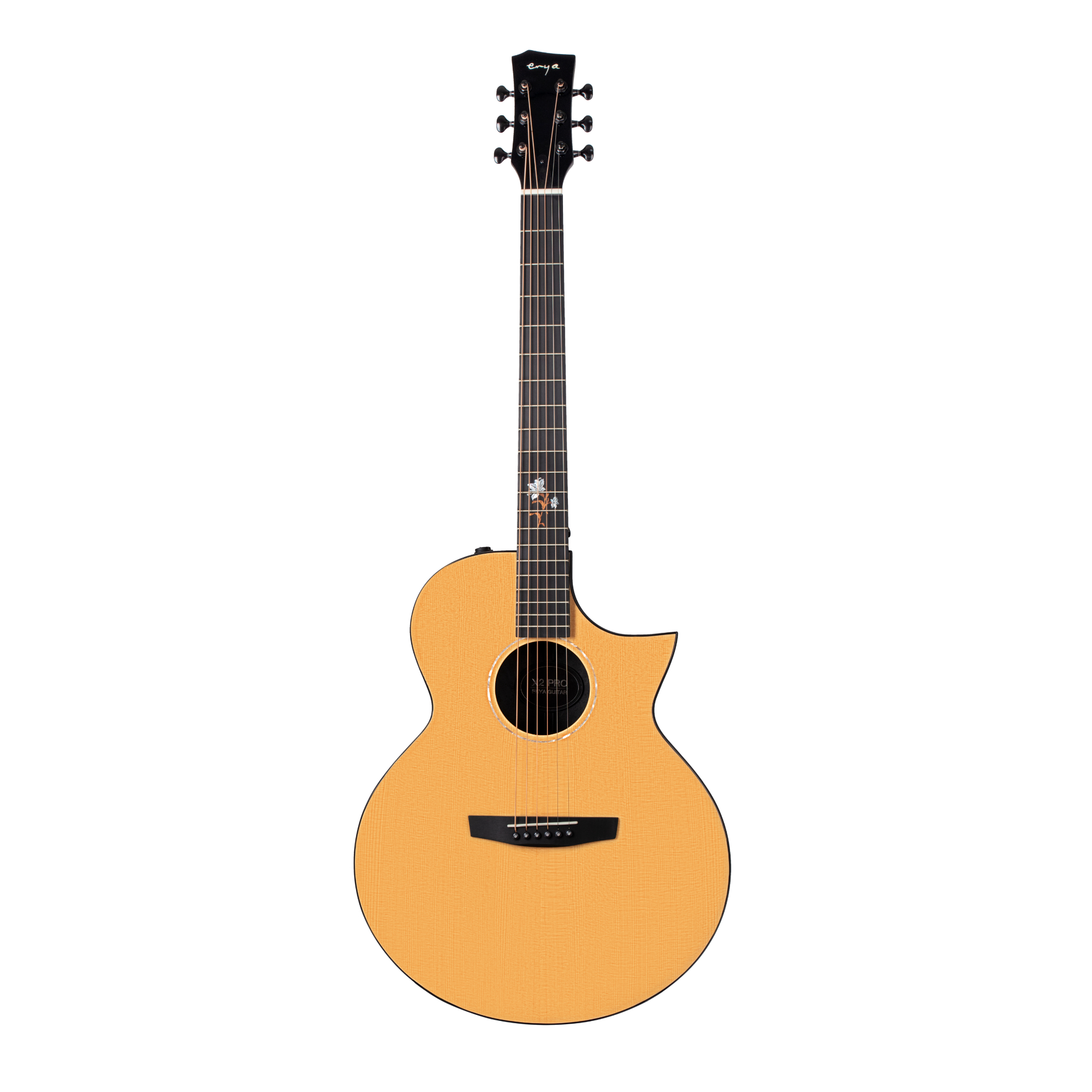 Enya EA-X2C PRO EQ TransAcoustic Guitar- Natural Glossy Finish