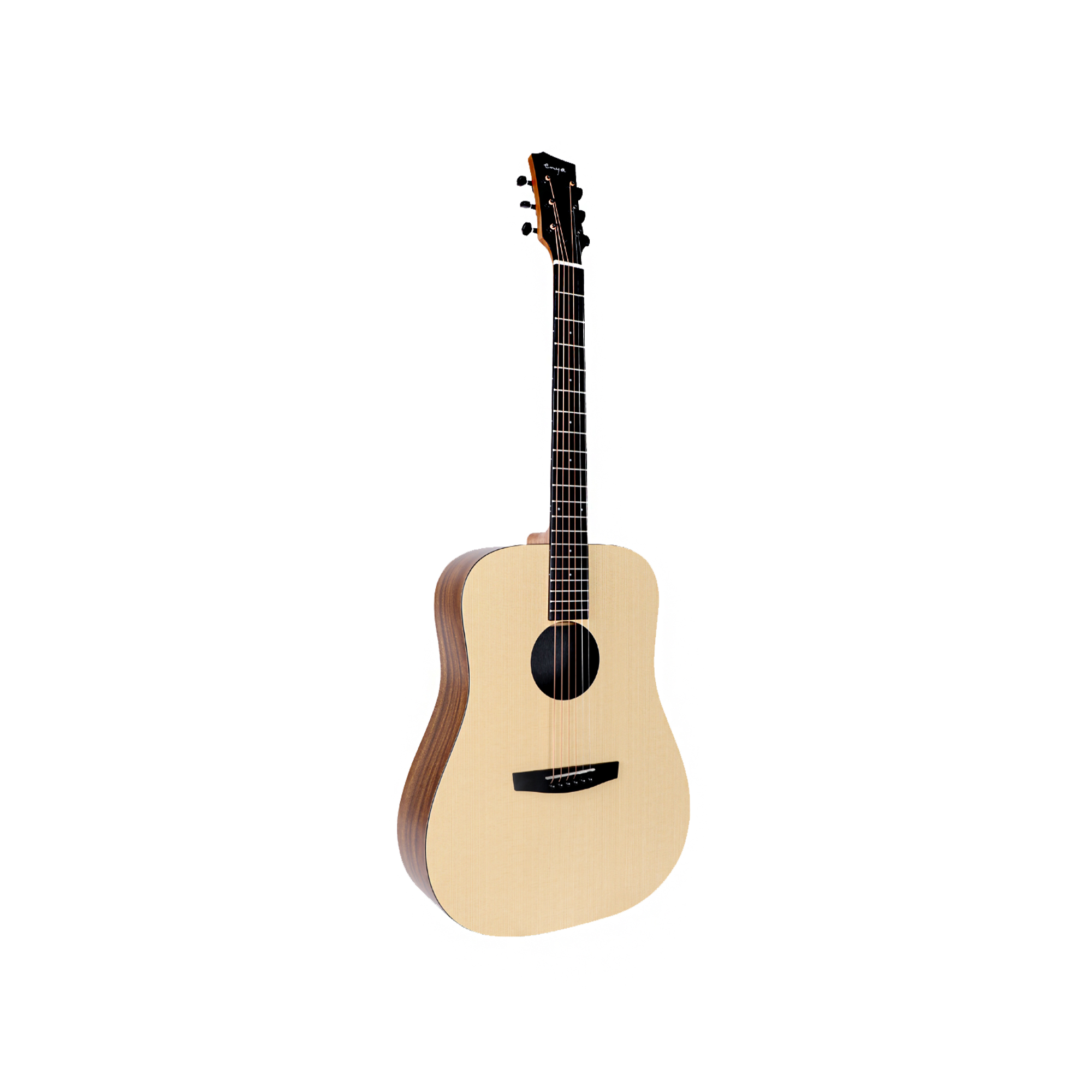 Enya ED X0 Eq Dreadnaught Semi acoustic guitar Transacoustic