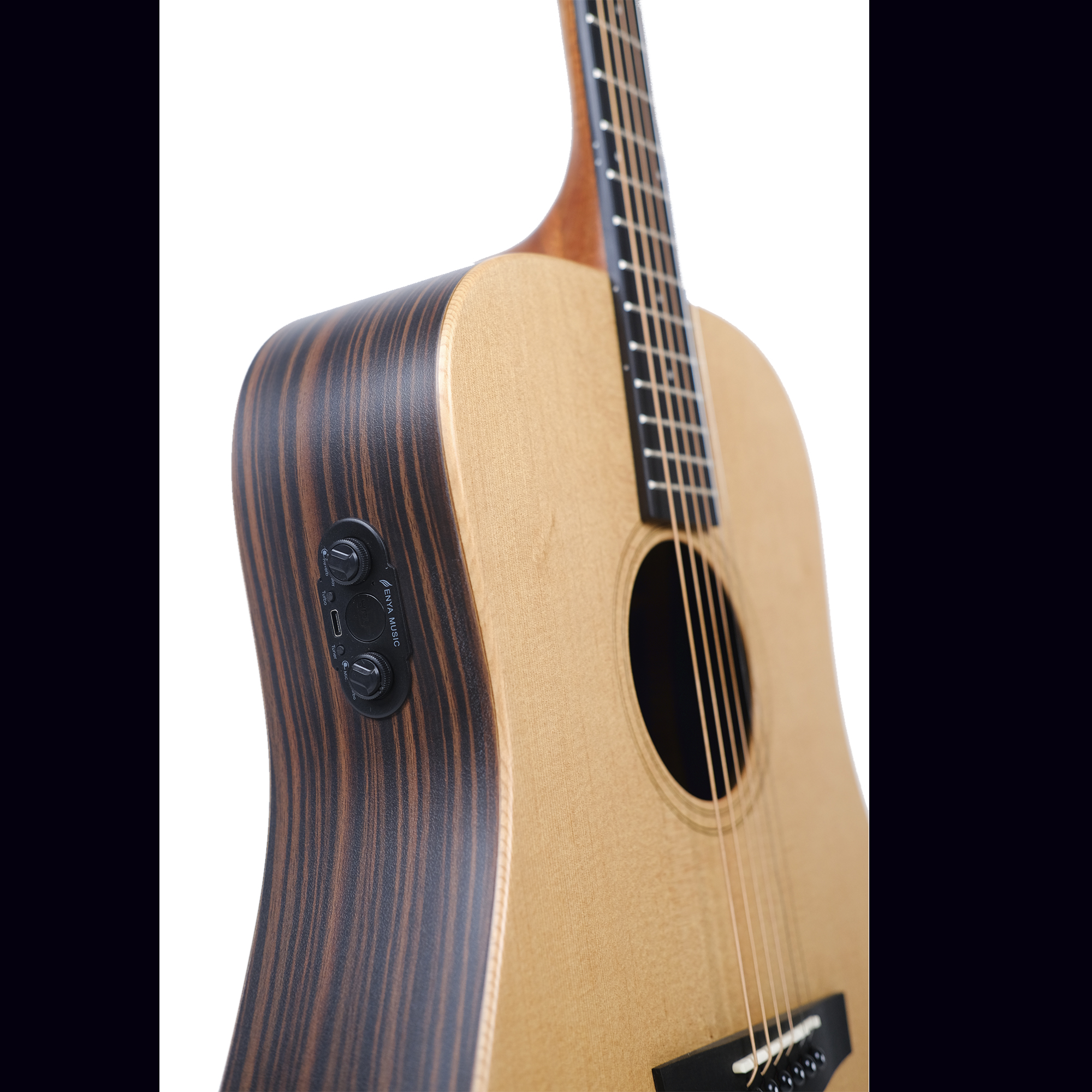 Enya ED-X1 PRO EQ 41 TransAcoustic Guitar- Natural Matt Finish