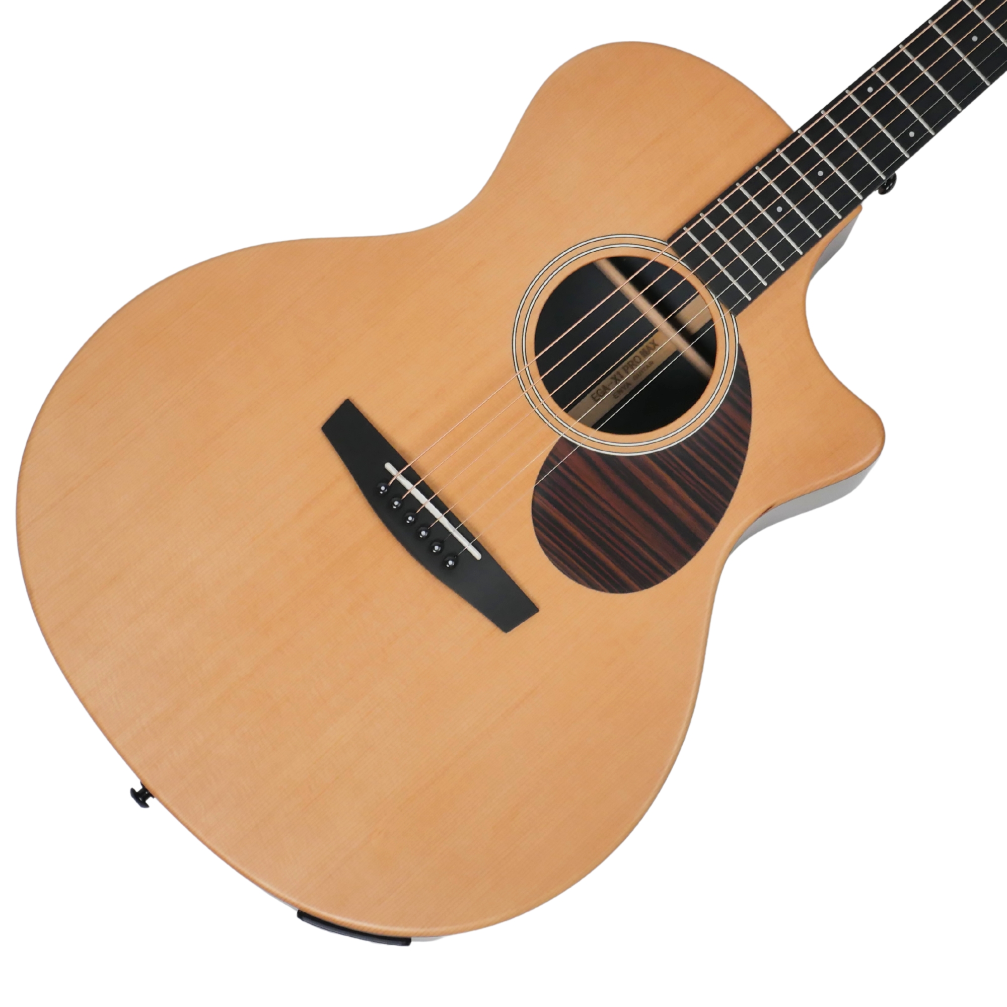 Enya EGA-X1 PRO MAX SP1 Cutaway Solid Top Acoustic Guitar- Natural Matt Finish
