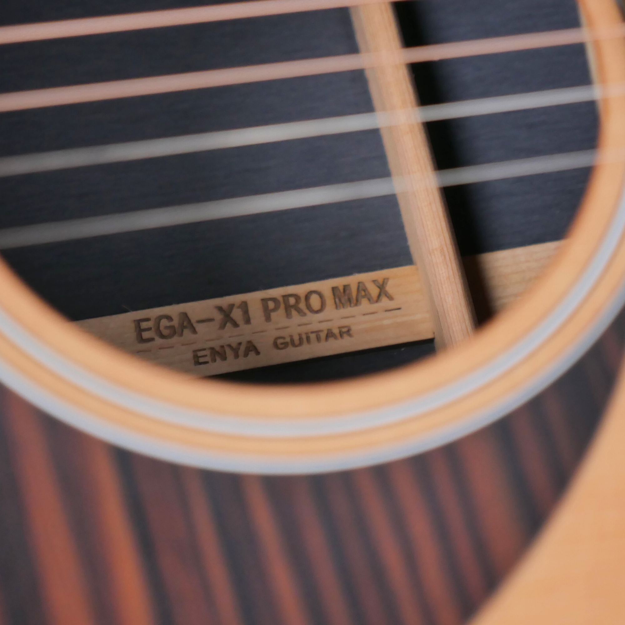 Enya EGA-X1 PRO MAX SP1 Cutaway Solid Top Acoustic Guitar- Natural Matt Finish