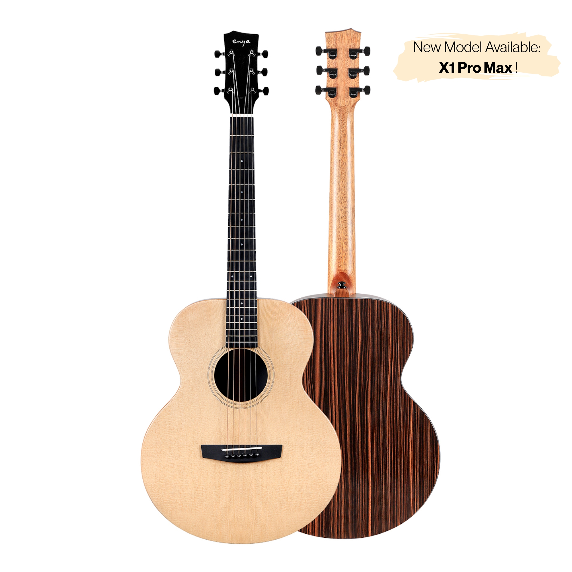 Enya EA-X1 PRO SP1 EQ 41 TransAcoustic Guitar- Natural Matt Finish