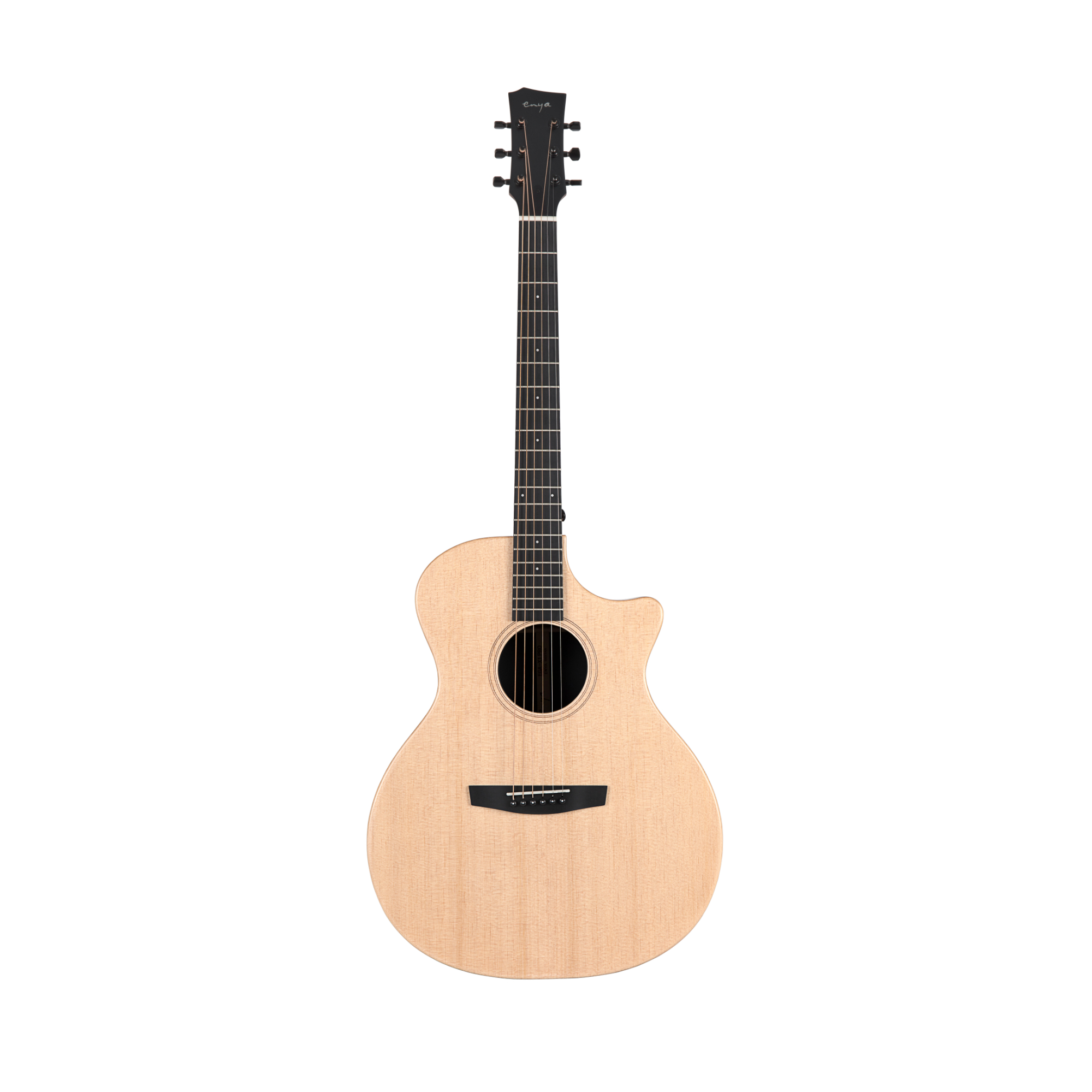 Enya EGA-X1 PRO Cutaway Solid Top Acoustic Guitar- Natural Matt Finish