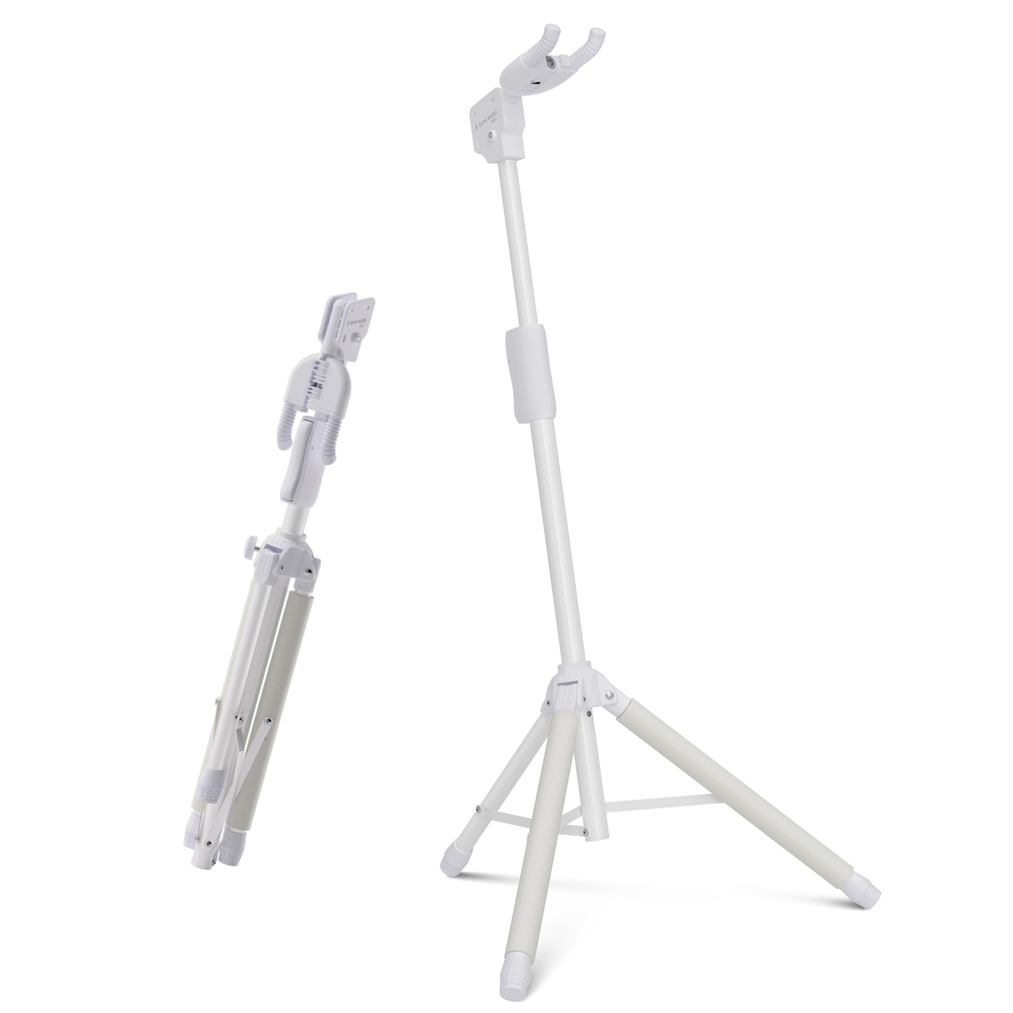 Enya Auto-Lock Guitar Stand - Heavy Duty Steel 33lbs Capacity 360 Non-Slip Base Military Anti-Rust 3-Second Setup Foldable for StageTravelStudio