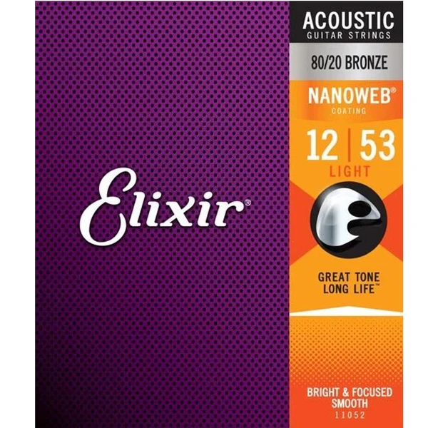 Elixir 8020 Bronze Nanoweb Light 12-53