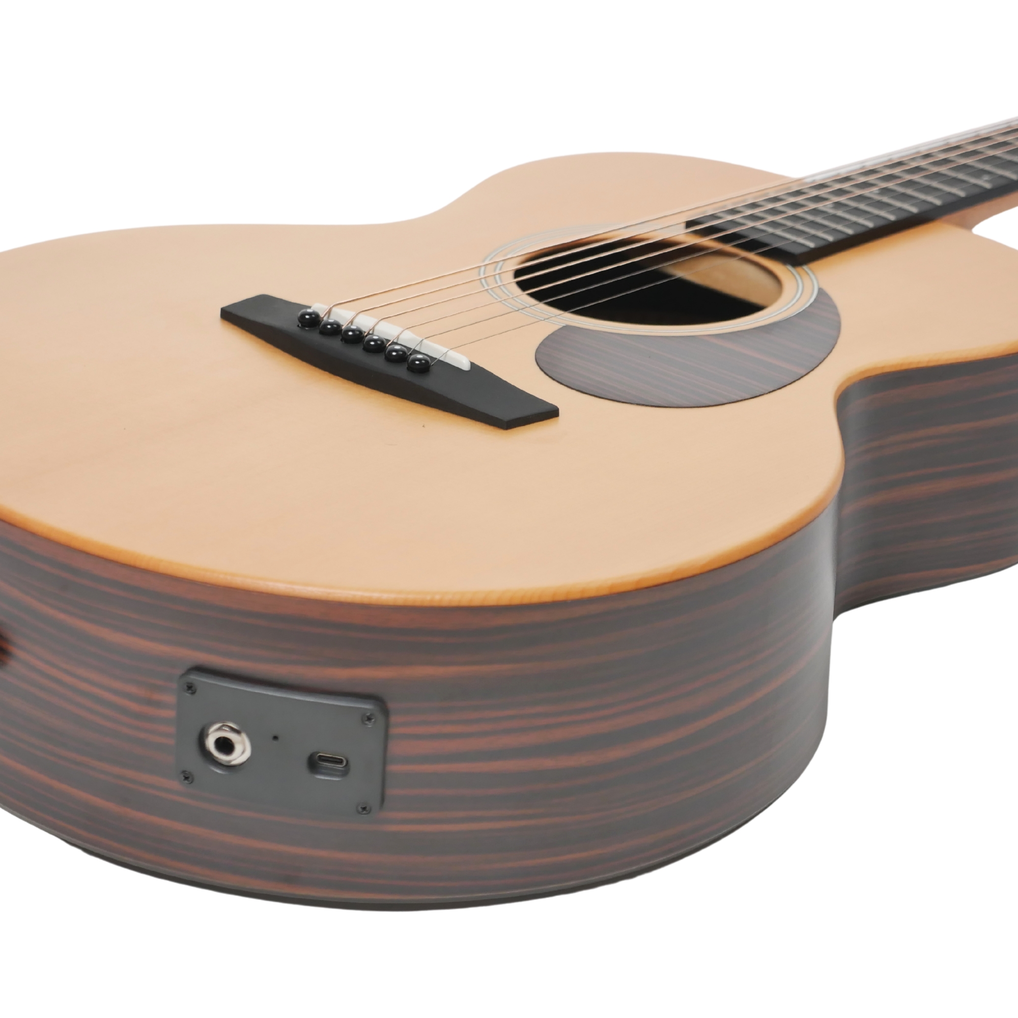 Enya EM-X1 PRO MAX SP1 EQ 36TransAcoustic Guitar- Natural Matt Finish