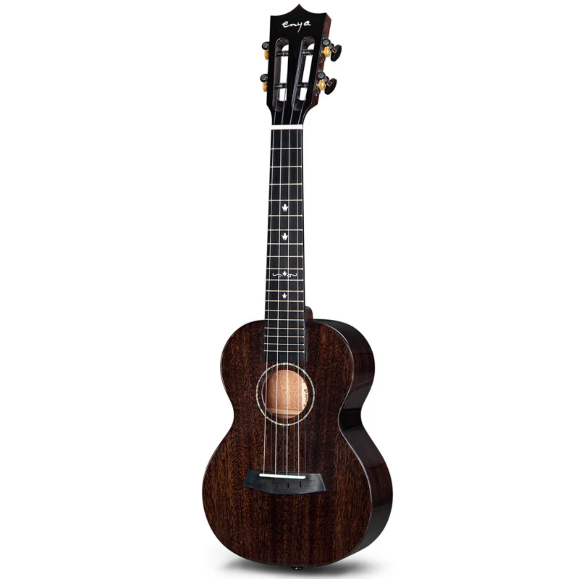 Enya EUC MAD Concert Solid Mahogany Ukulele - Black