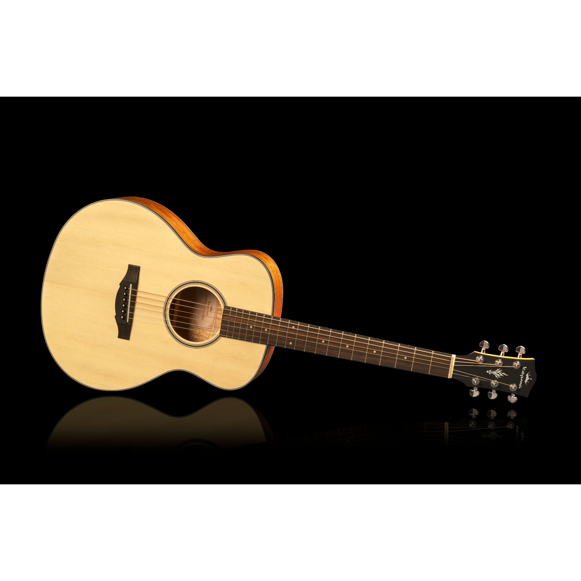 KEPMA ES36 Travel Acoustic Guitar- Natural Matt