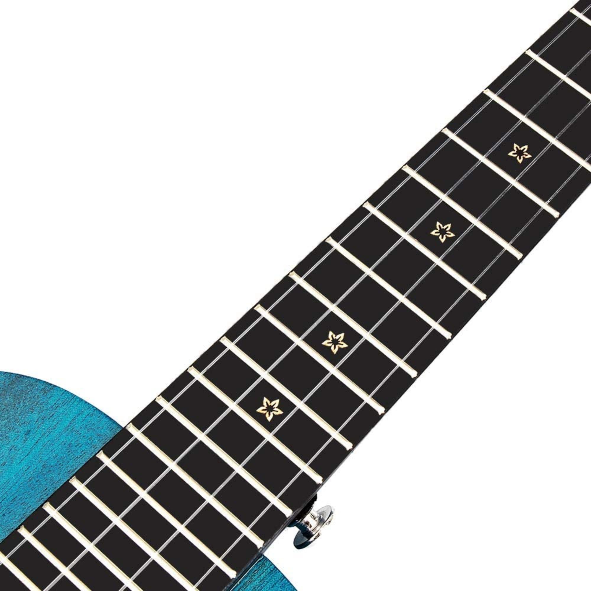 Enya EUC 25D Concert Solid Mahogany Top Ukulele - Blue