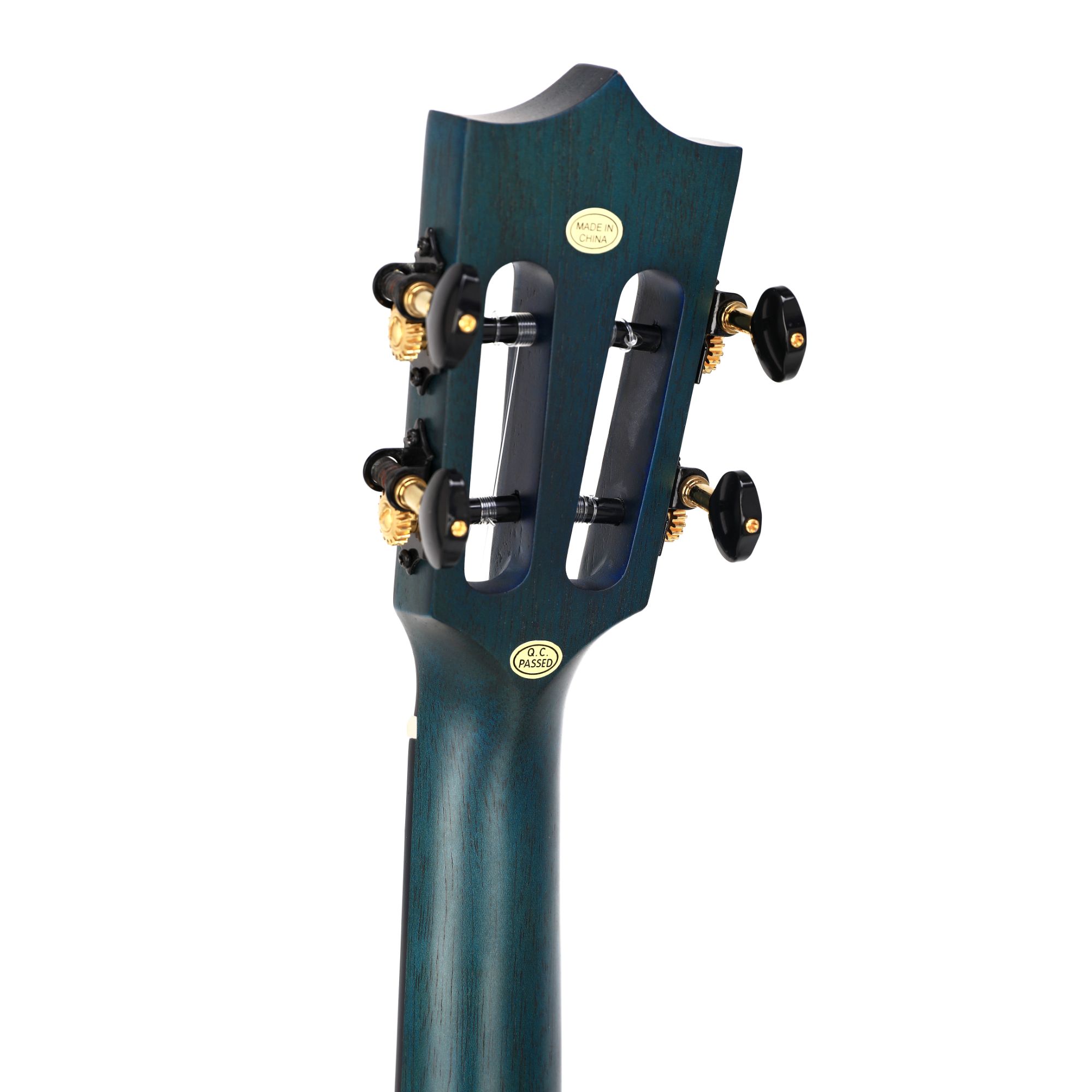 Enya EUC MAD EQ Concert Solid Mahogany Ukulele - Blue