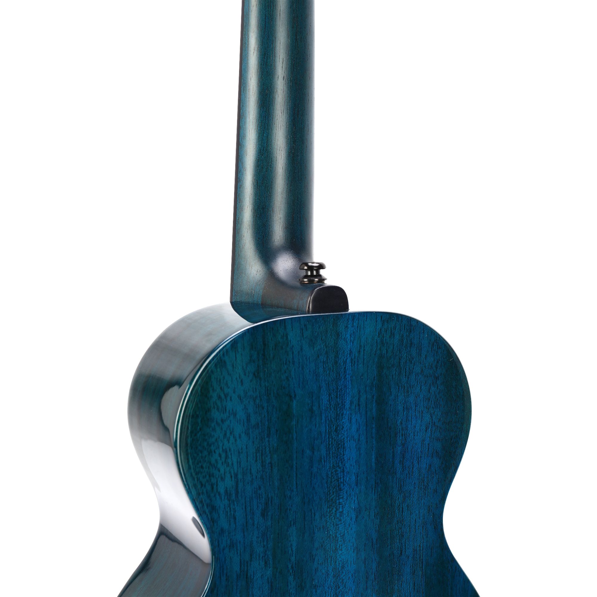 Enya EUC MAD EQ Concert Solid Mahogany Ukulele - Blue