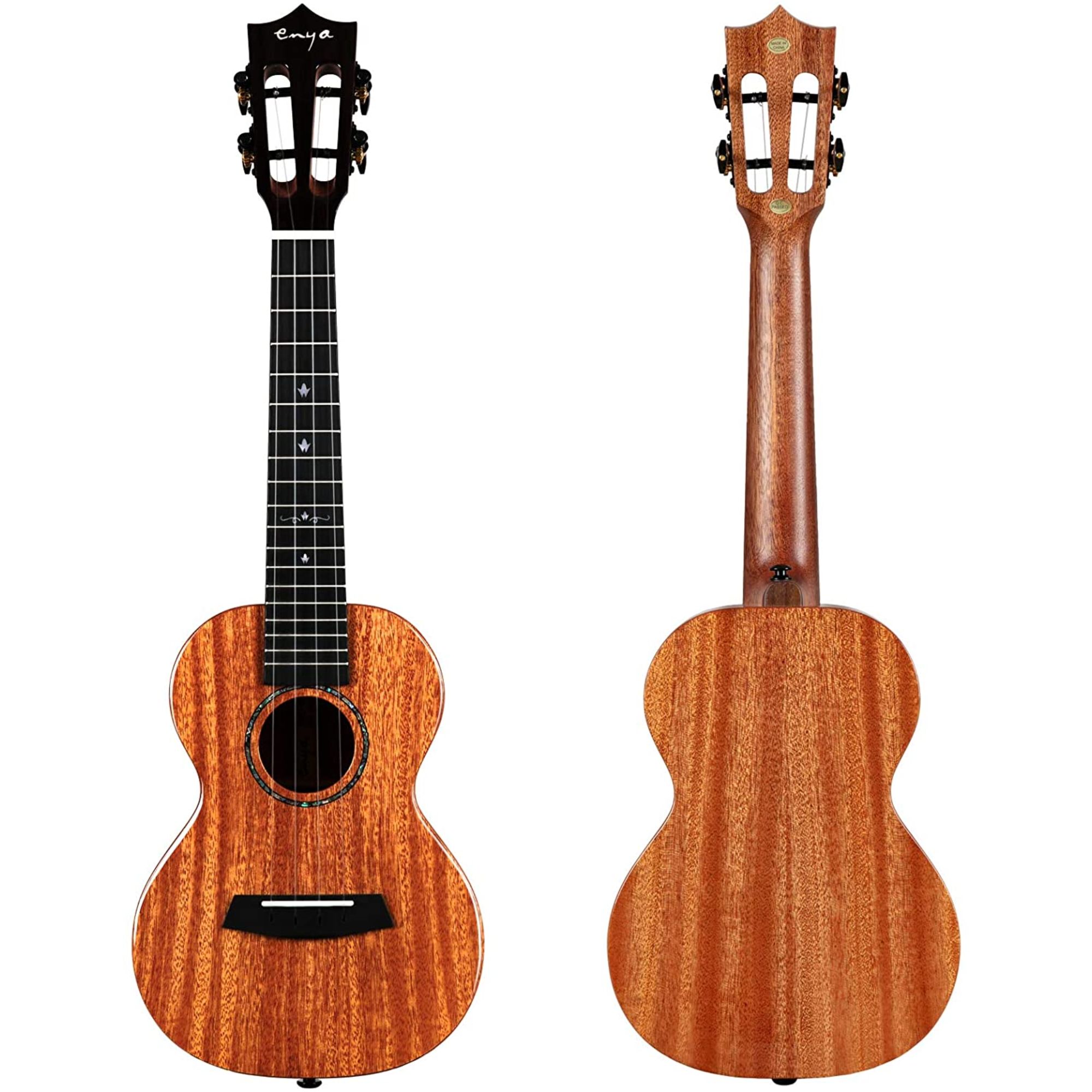 Enya EUT MAD EQ Tenor Solid Mahogany Ukulele - Natural