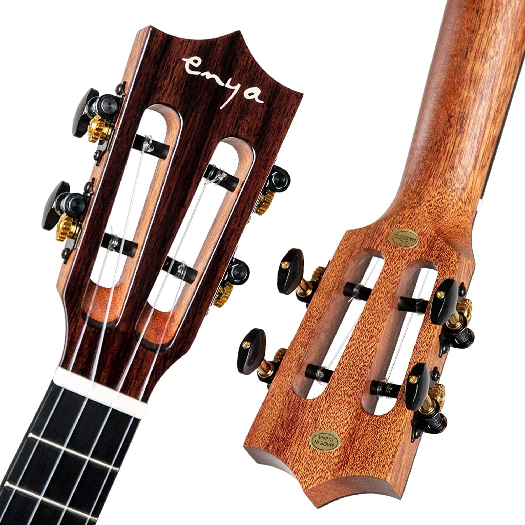 Enya EUT MAD EQ Tenor Solid Mahogany Ukulele - Natural