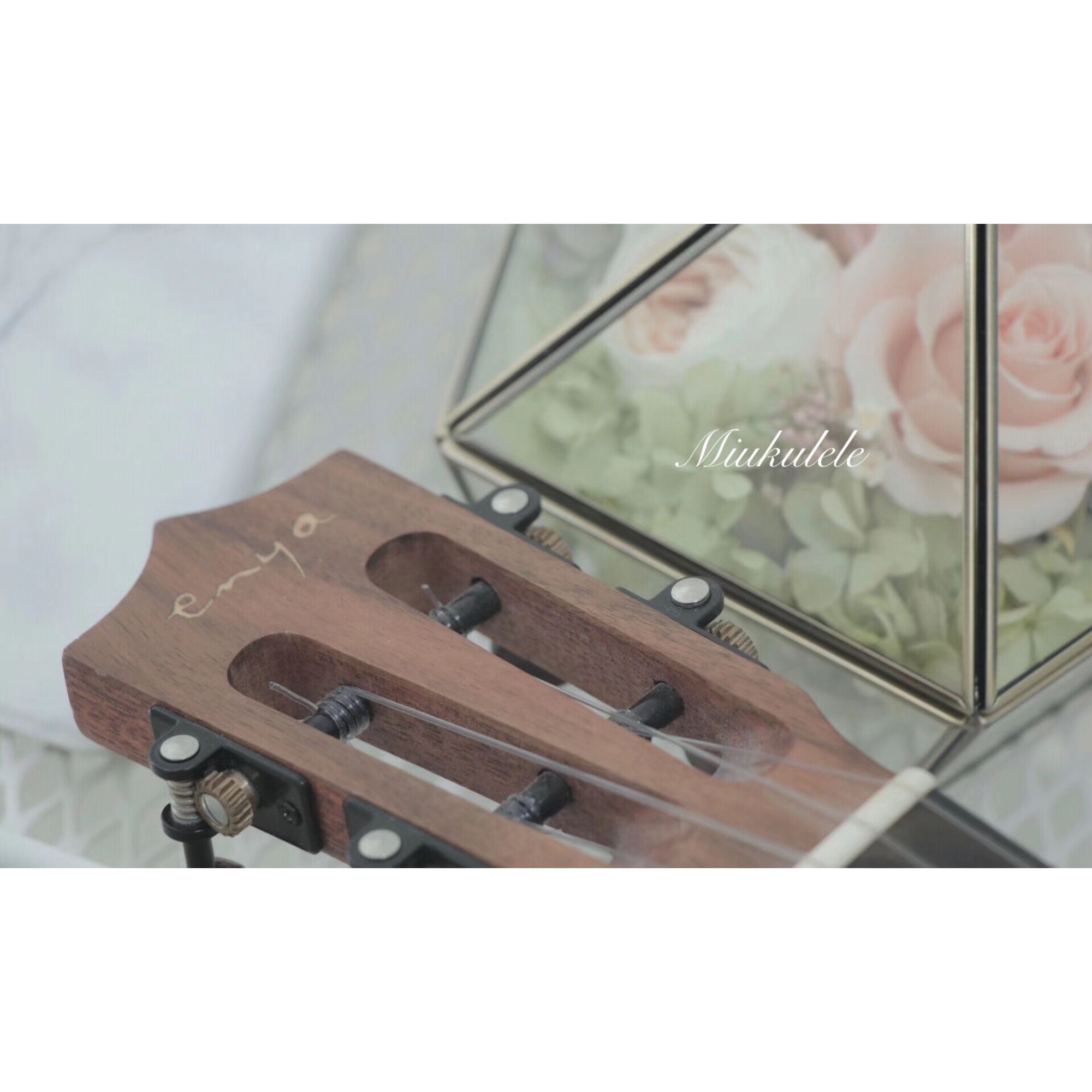 Enya EUC X1 Concert ukulele All koa