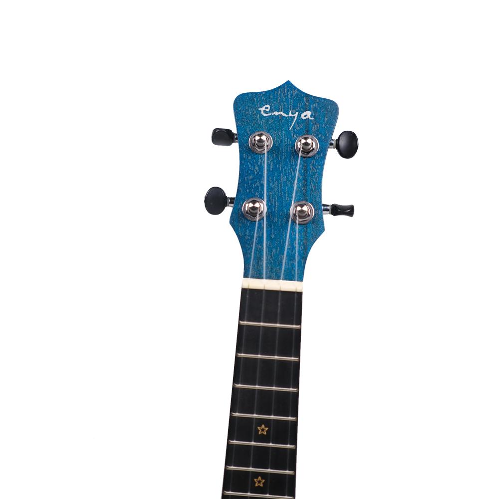 Enya EUS 25D Soprano Solid Mahogany Top Ukulele - Blue