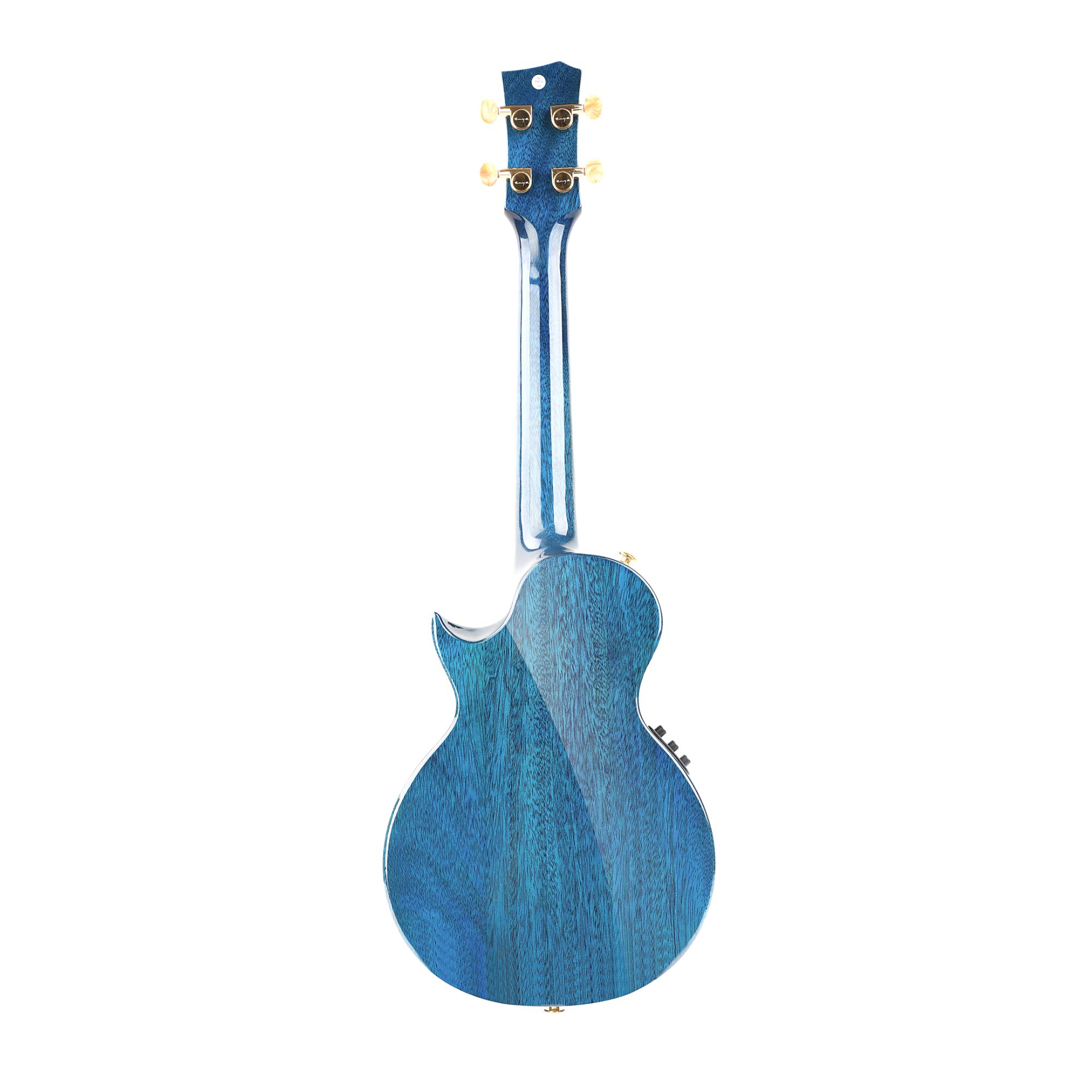 Enya EUT Feather - All solid mahogany transacoustic ukulele Blue