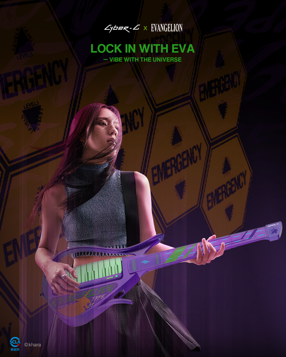 Enya CYBER-G Stringless Smart Guitar Foldable Travel Backing Guitar Built-in Drum Machine  Bassline 20 instrument Sounds for One-Man Band App Interactive Chord Sheets For Adults  Teens Eva