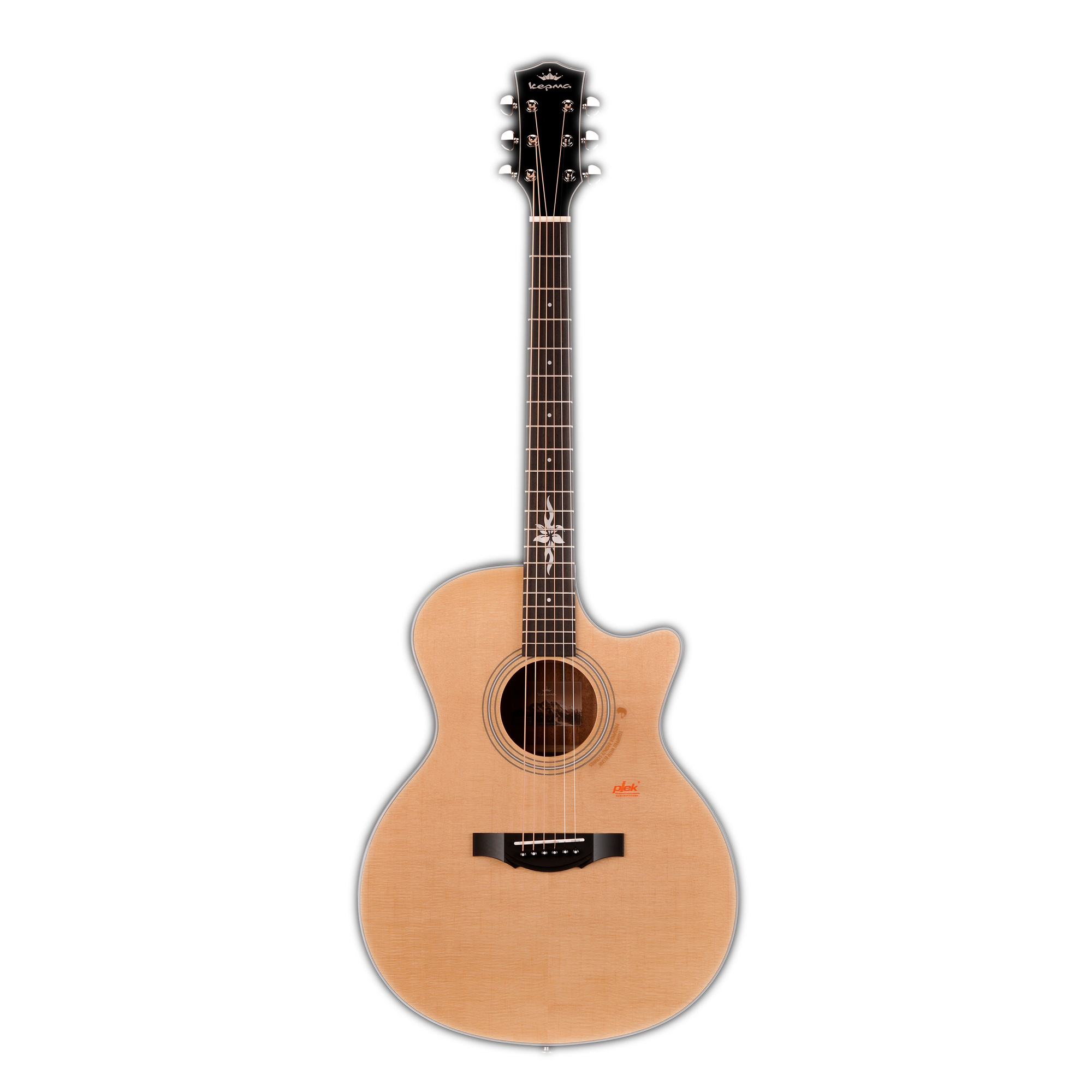 Kepma F1E-GA GRAND AUDITORIUM Transacoustic Guitar Natural | Indias ...