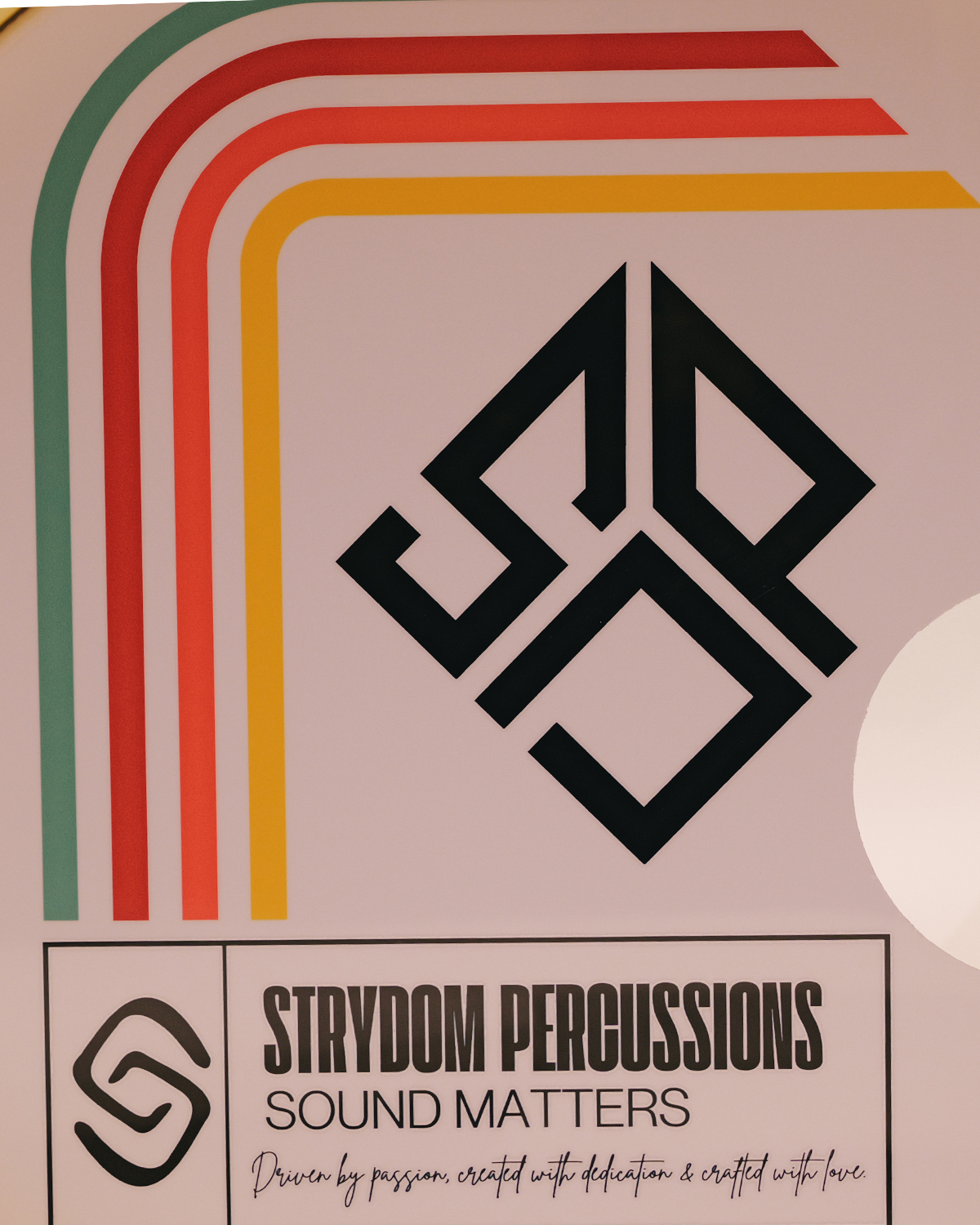 Strydom Sonic Pro Acoustic DrumKit Bourbon grain gloss