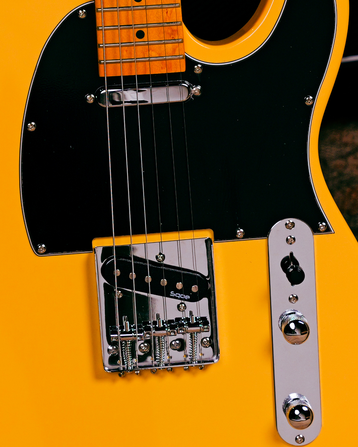 SQOE SETL250 - Tele Electric guitar - Vintage blonde