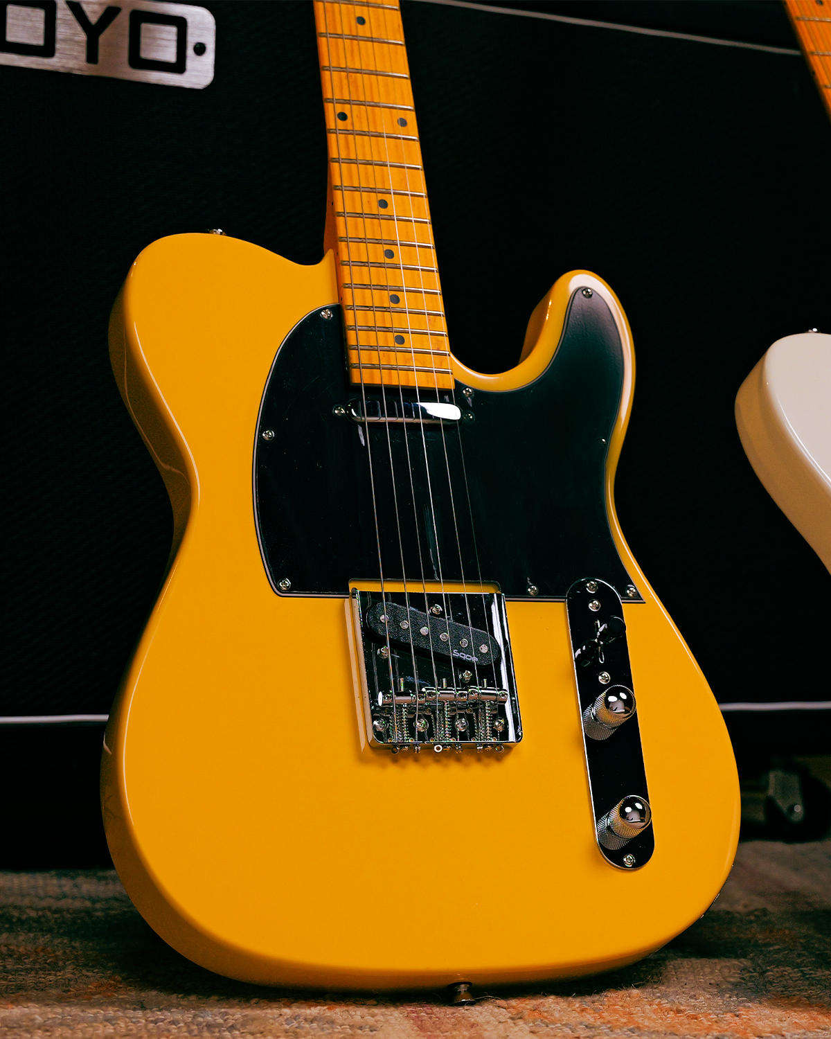 SQOE SETL250 - Tele Electric guitar - Vintage blonde