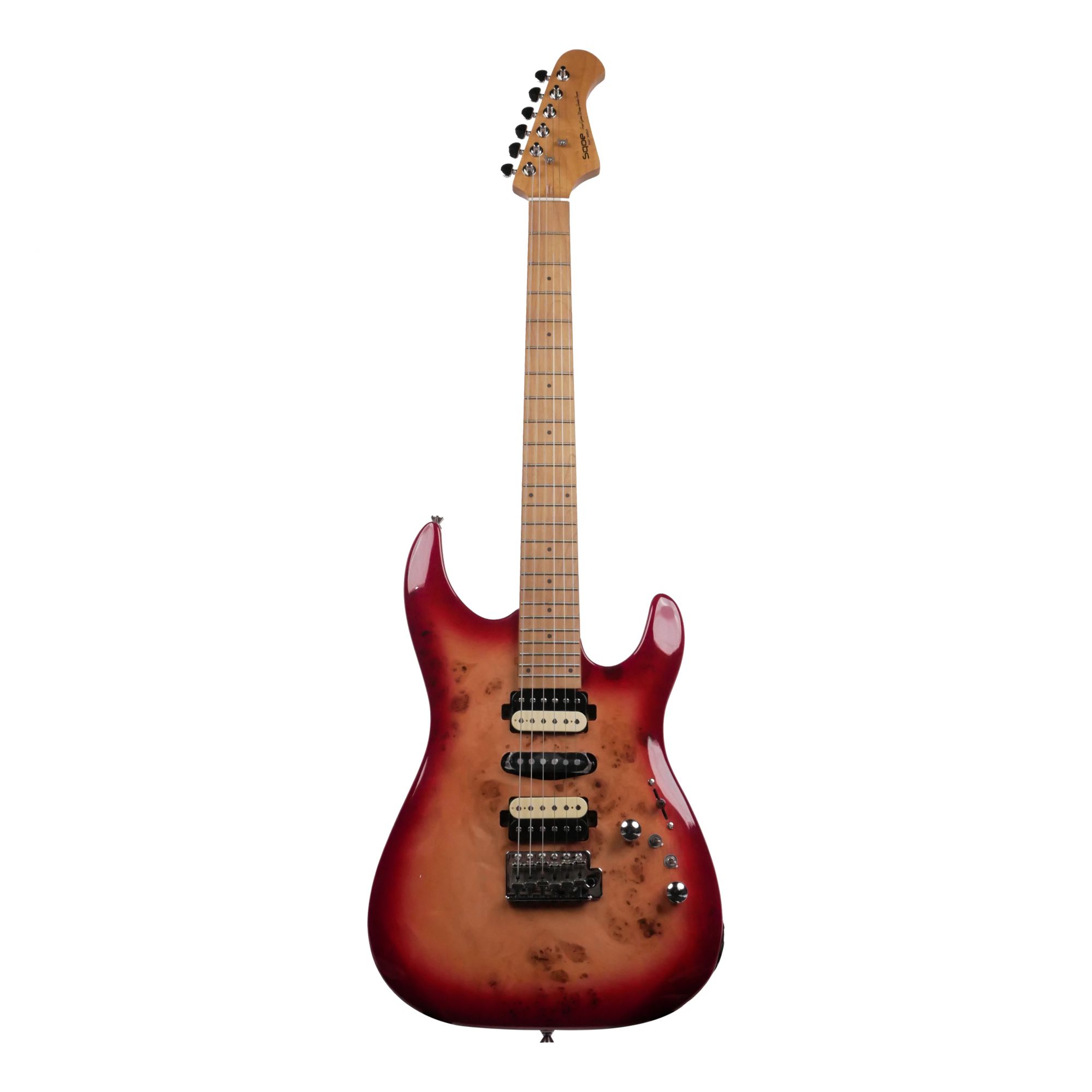 SQOE SEIB550 Cherry Red HSH Super Strat series