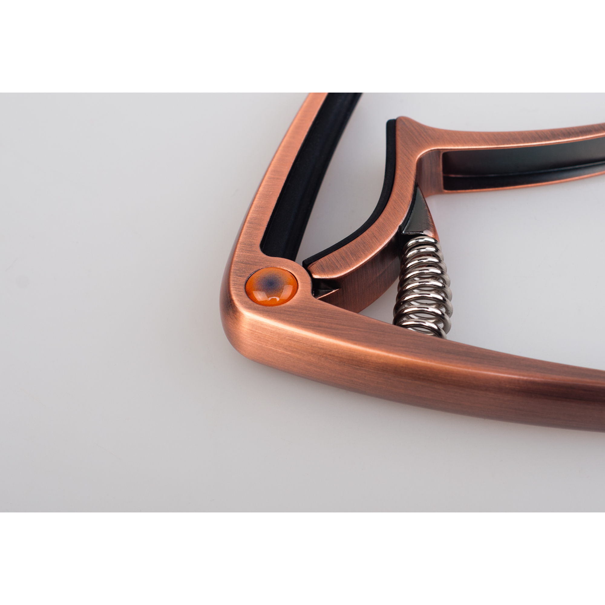 Guitto GGC-03 Guitar Capo for Acoustic Electric Guitars Banjo Ukulele Mandolin Guitar Music Capo Metal Capo Clip Black and bronze