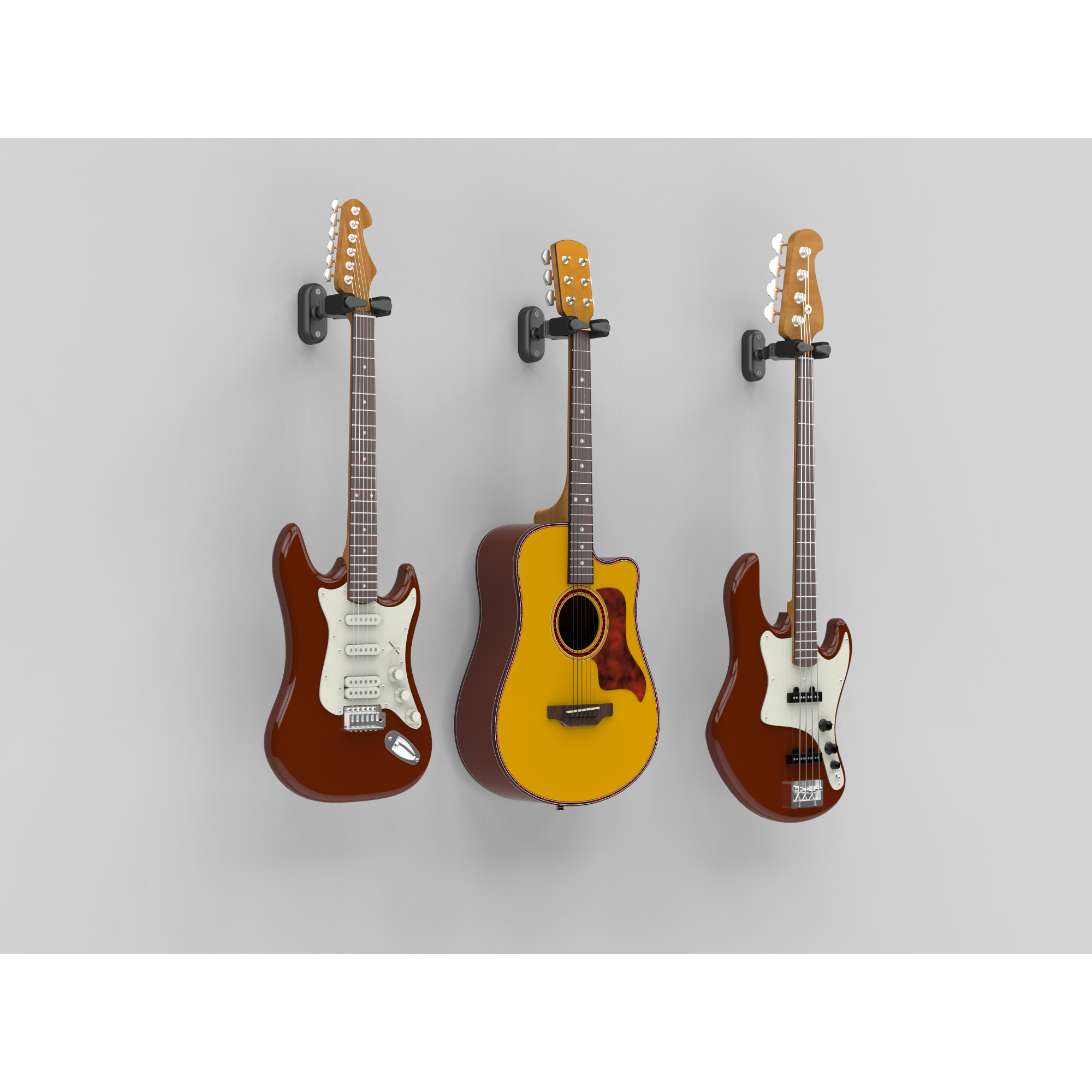 Guitto GGS08 Self Adapting guitar wall mount hook