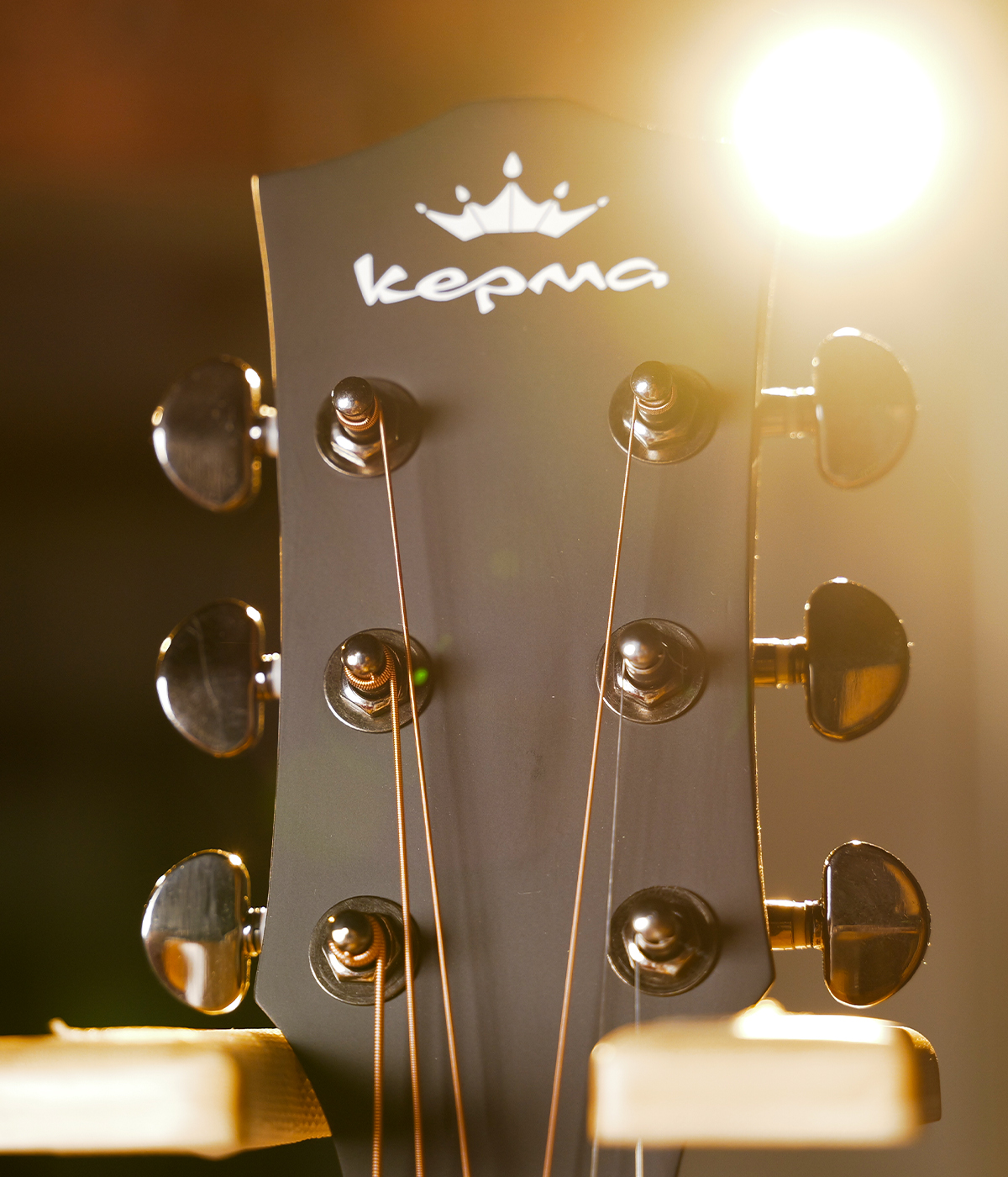 Kepma A1CE TRANS K10- Semi acoustic Guitar- Crimson satin