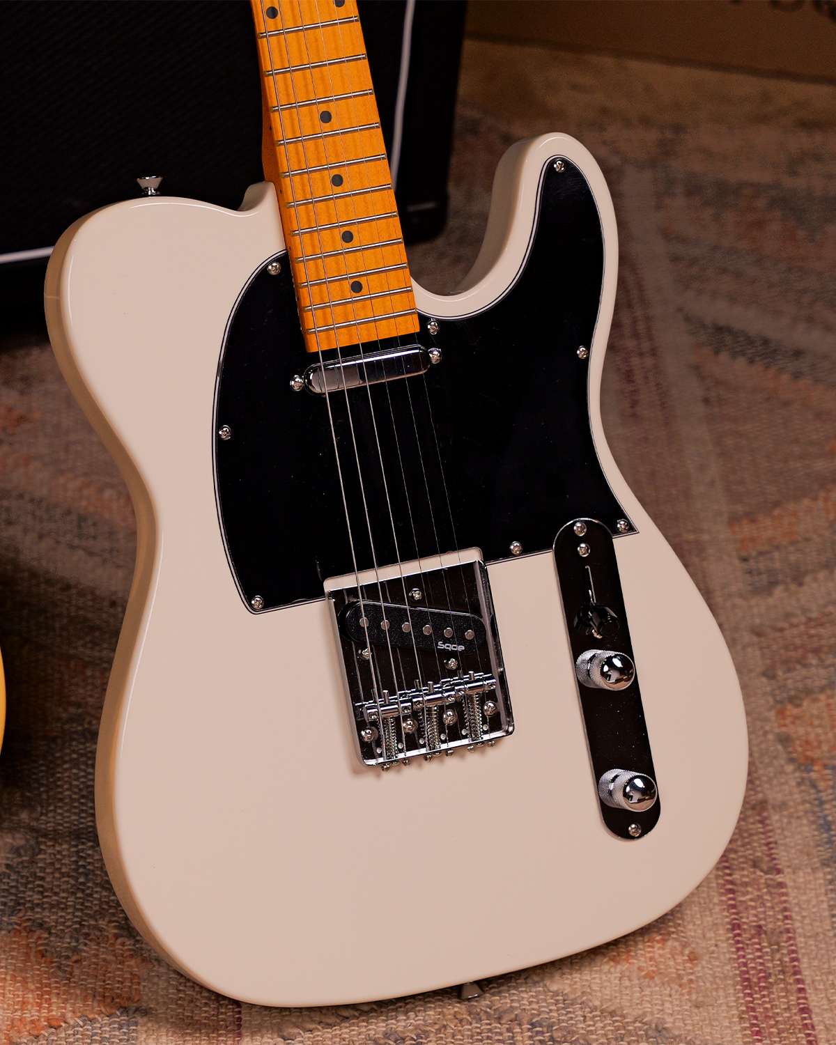 SQOE SETL250 - Tele Electric guitar - Olympic white