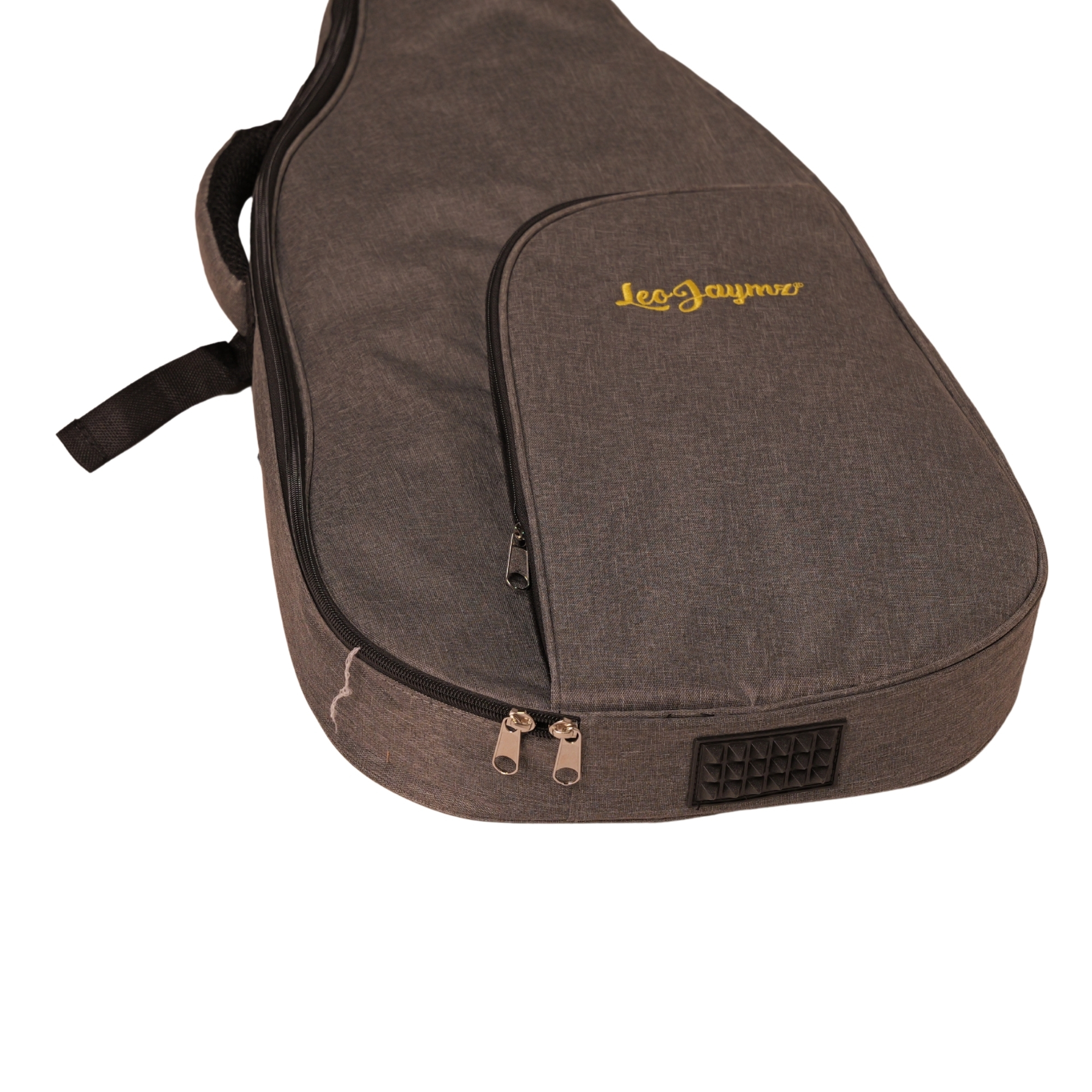 Leo Jaymz purple Beginner Electric Guitar Complete Kit with Portable Amp Padded Gig Bag  Full Accessories Maple Neck SSS Pickups