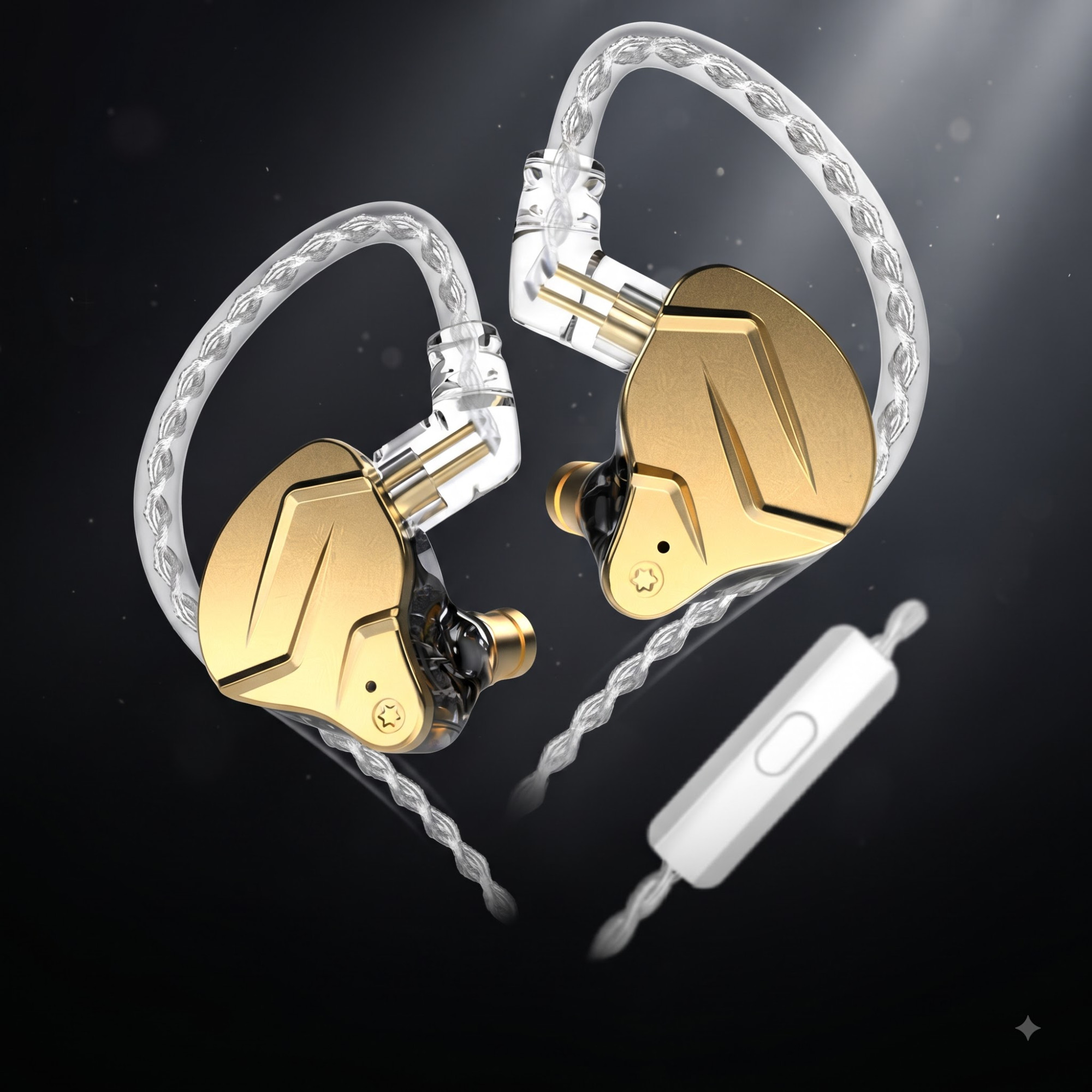 KZ ZSN Pro X Golden Hybrid In ear monitors