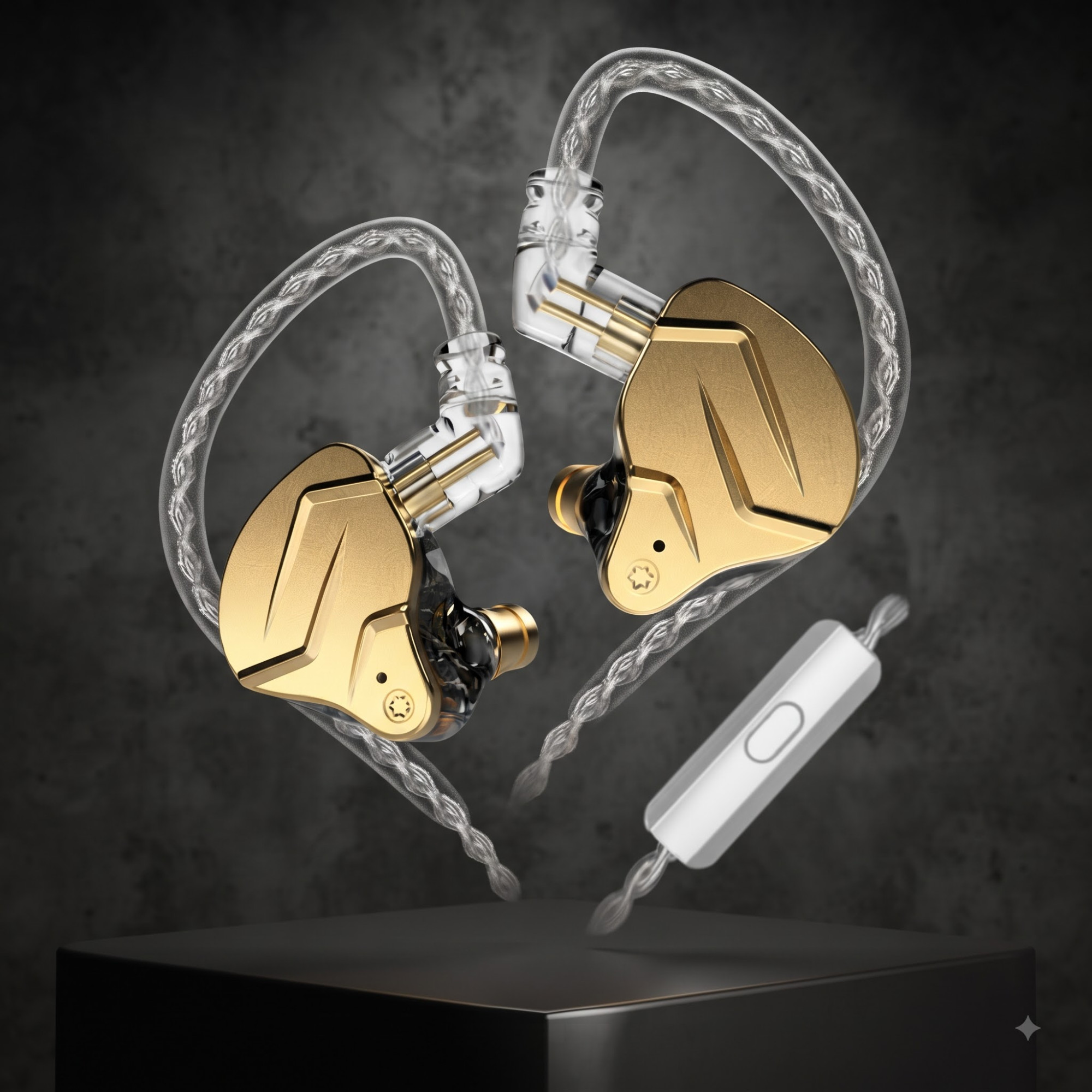 KZ ZSN Pro X Golden Hybrid In ear monitors
