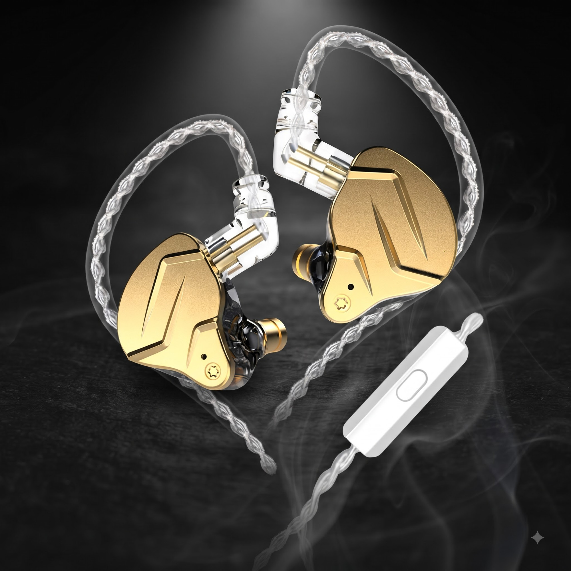 KZ ZSN Pro X Golden Hybrid In ear monitors