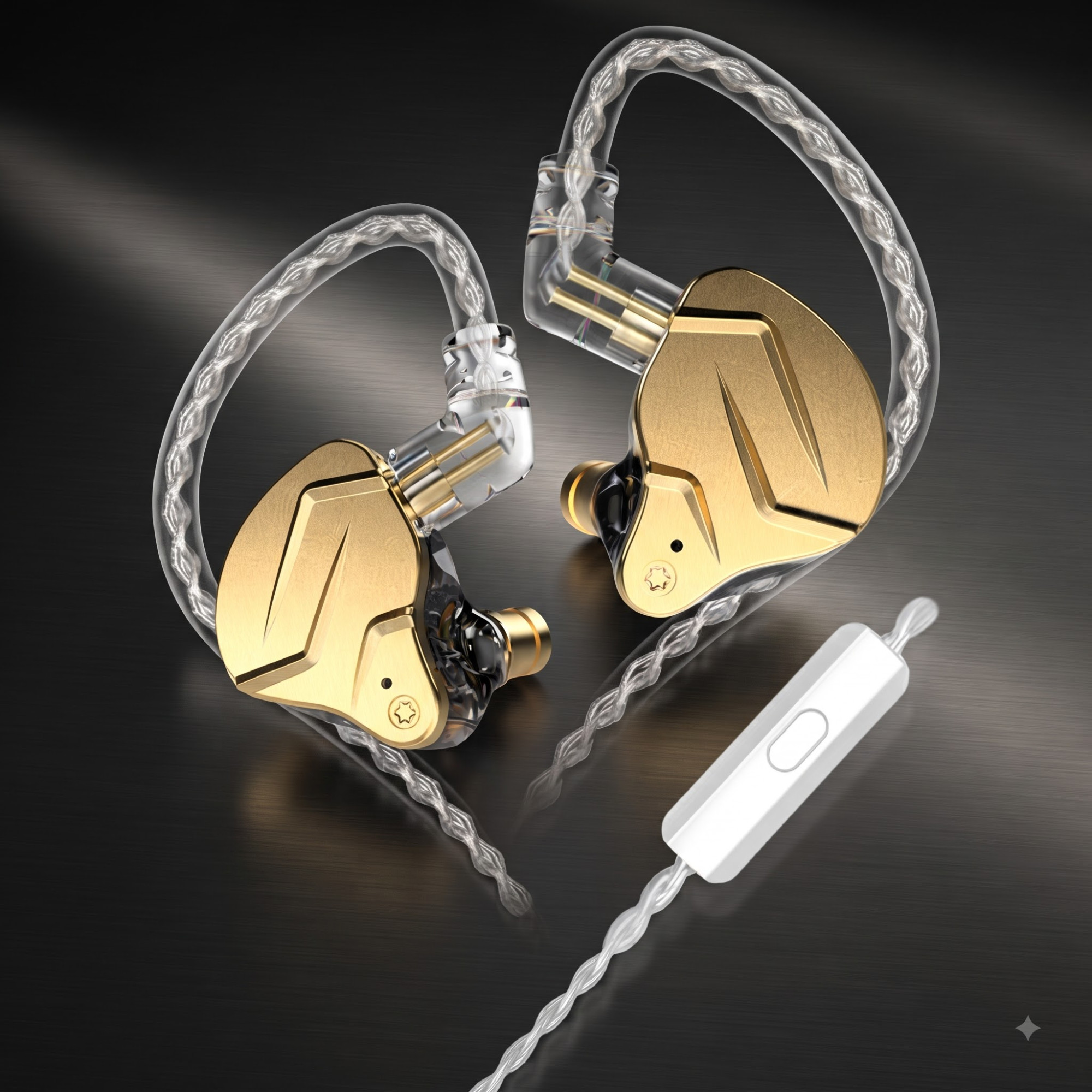 KZ ZSN Pro X Golden Hybrid In ear monitors