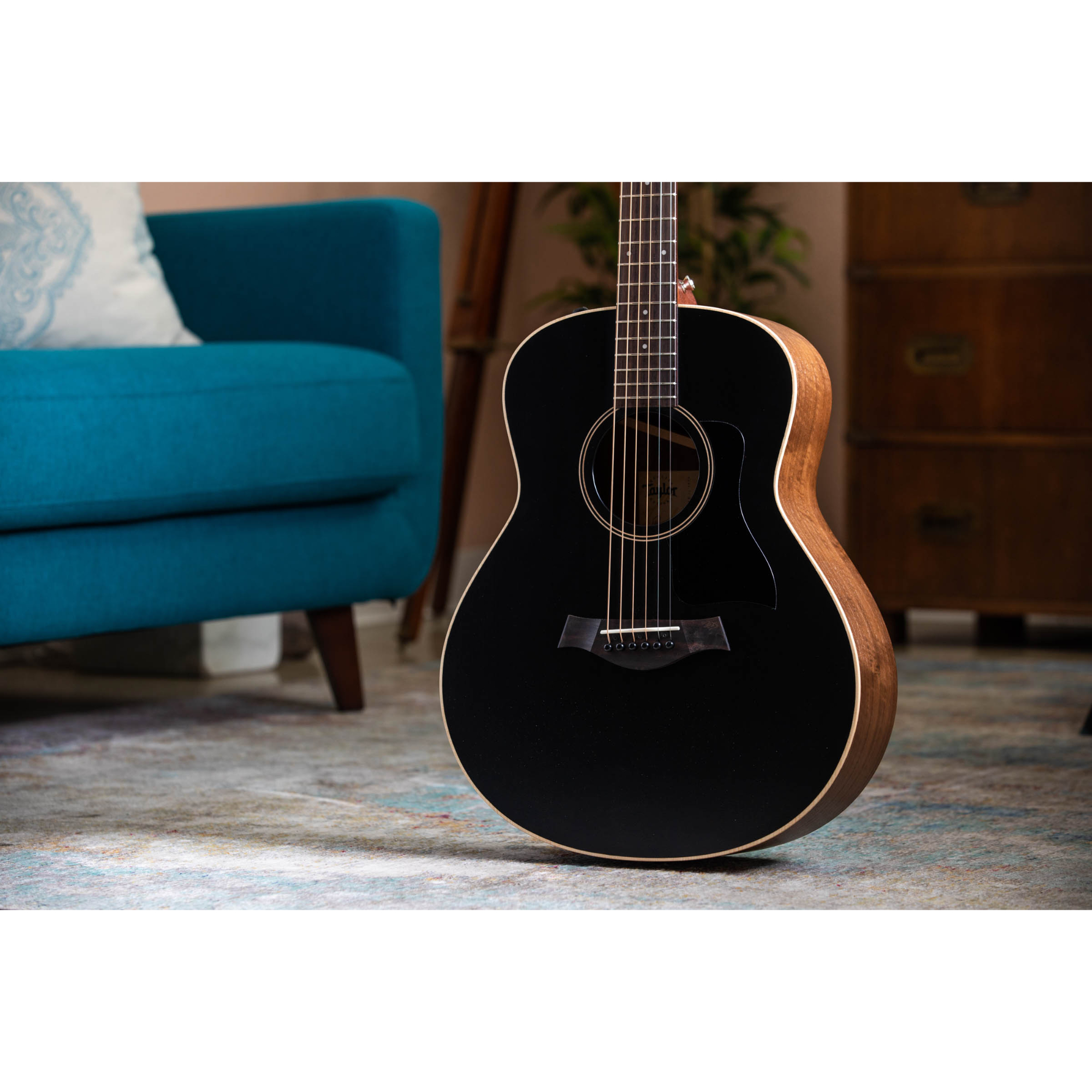 Taylor GTe Grand Theater Acoustic-electric Guitar - Blacktop