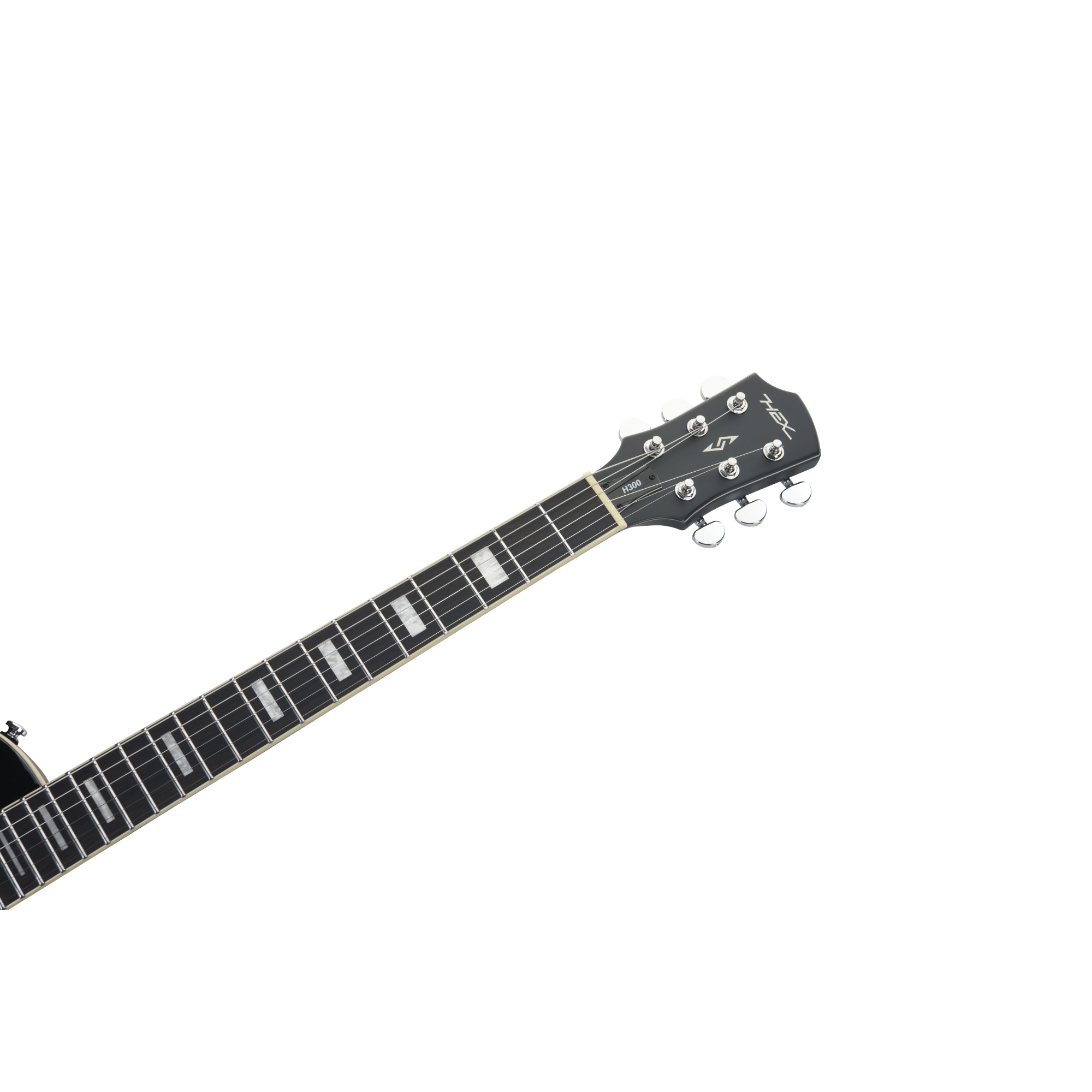 HEX HERO H300SG BLACK - STAINLESS STEEL FRETS