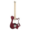 Hex Guitars NT100 S/RR Ruby Red Headless Electric Guitar