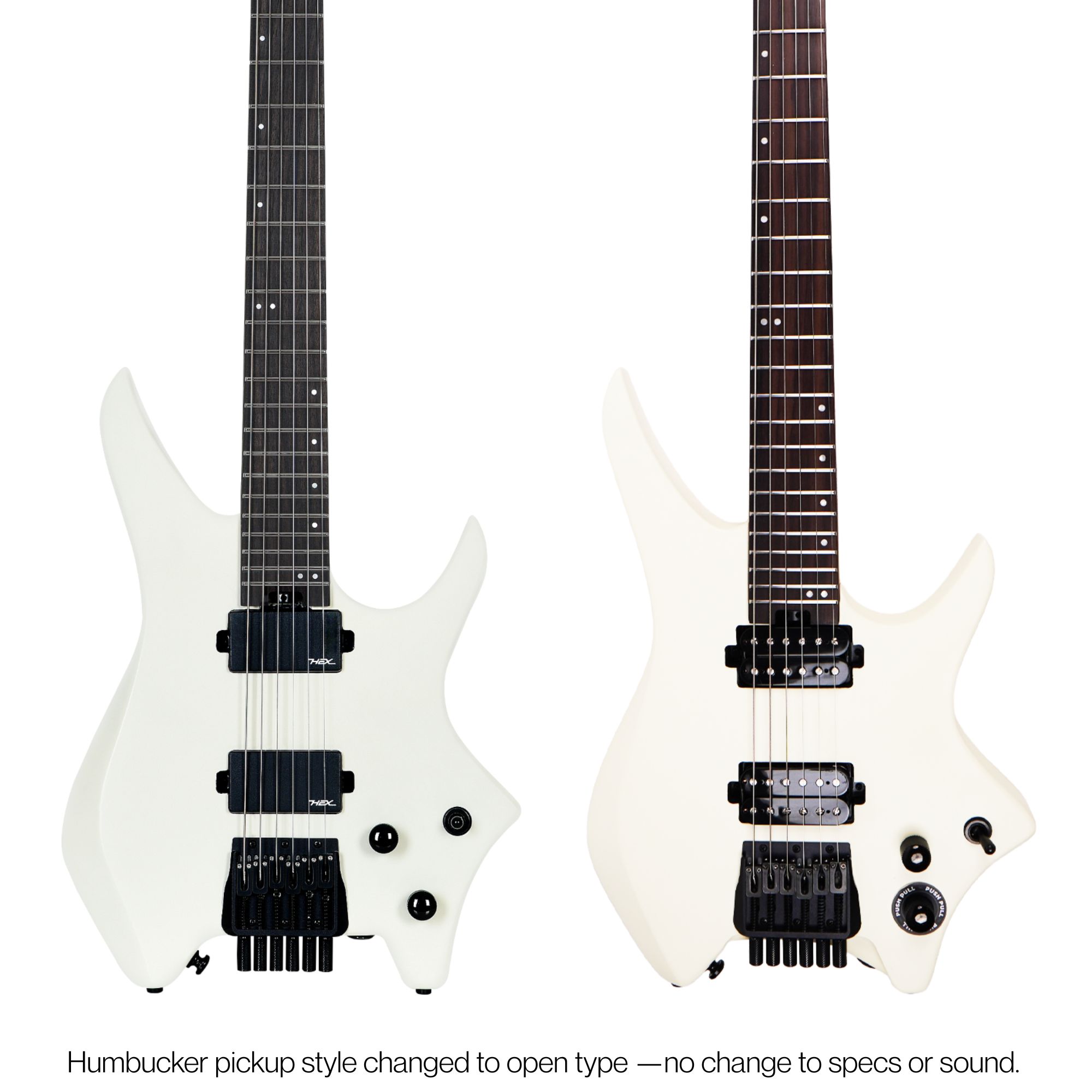 HEX N400S IV WHITE NEXT SERIES - STAINLESS STEEL FRETS