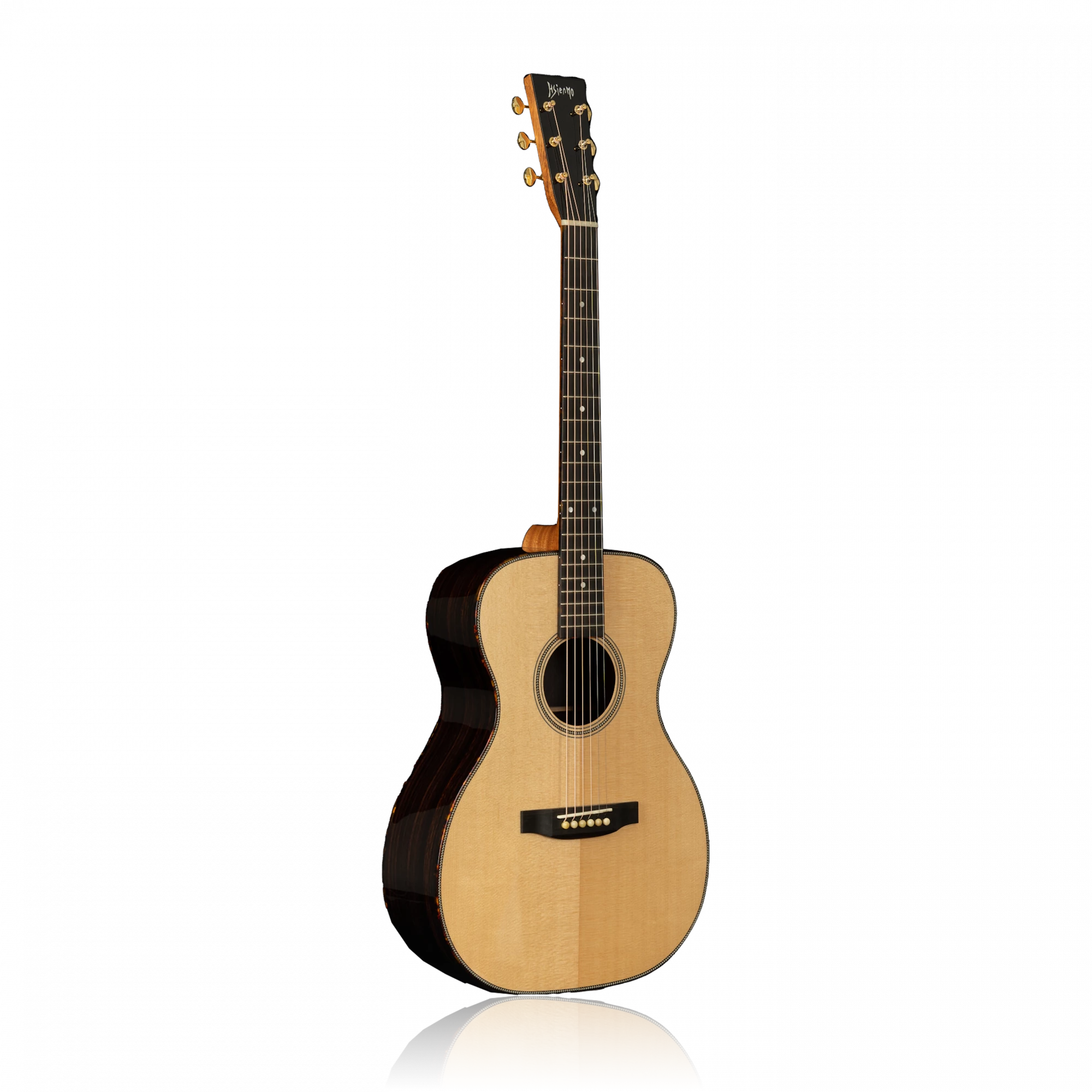 Hsienmo OM shape 00 14 3A Sitka Spruce 3A wild east indian rosewood acoustic guitar