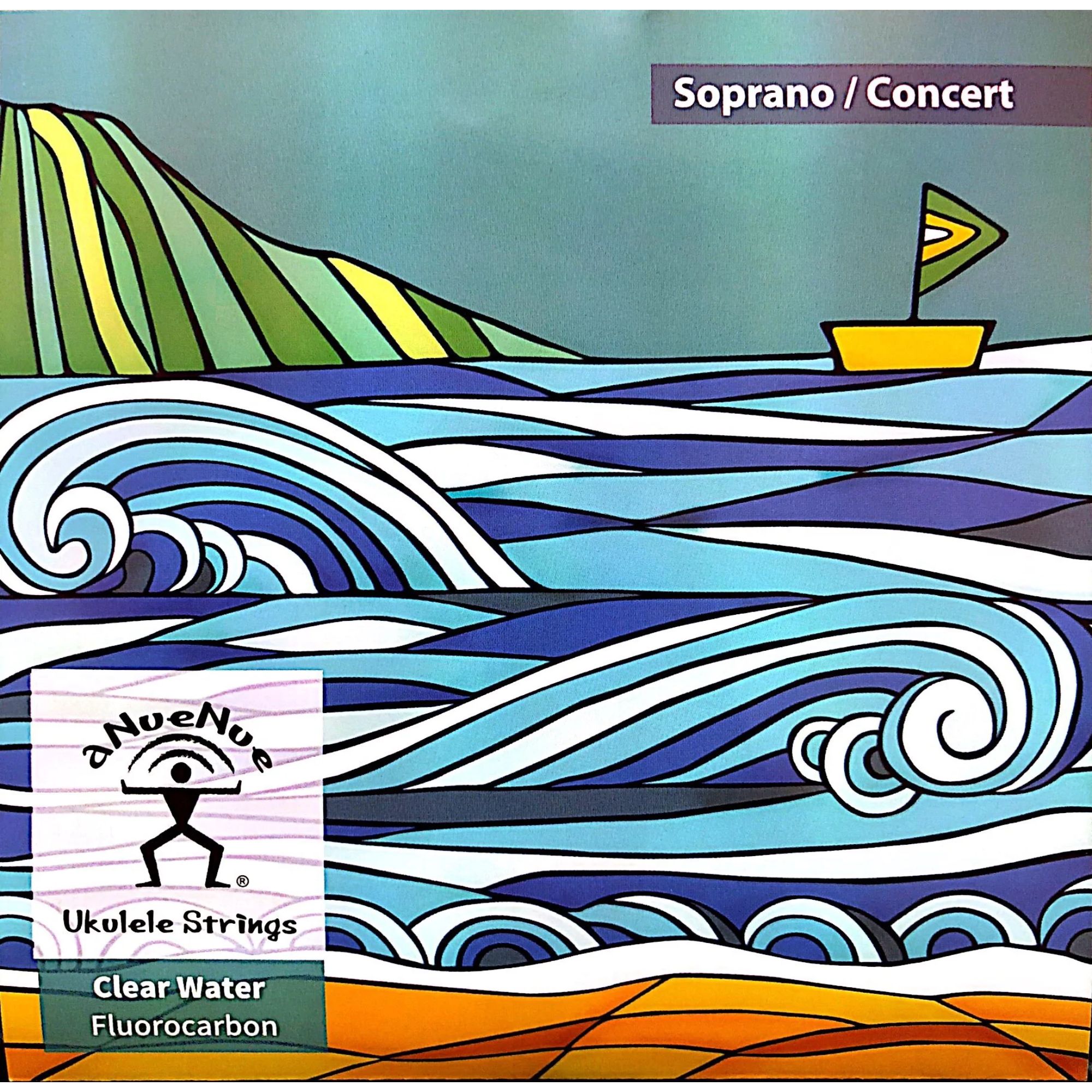 aNueNue CWSC clearwater strings fluorocarbon ukulele string