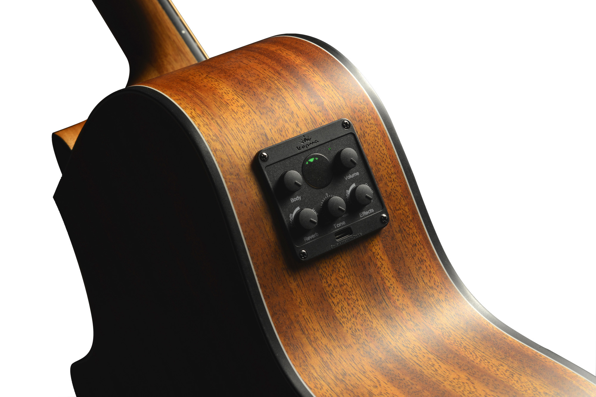 Kepma F0E GA TransAcoustic Guitar - Cherry Burst