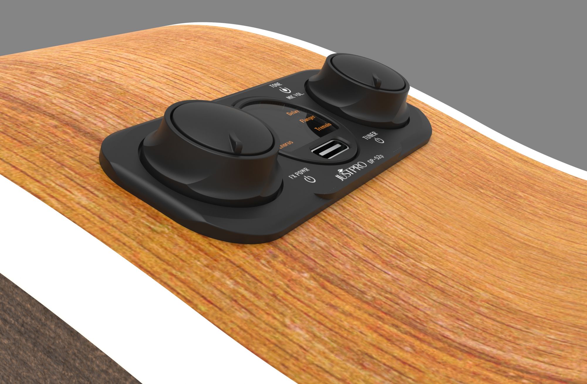 Guitar pick up transacoustic Justpro DP-S2P