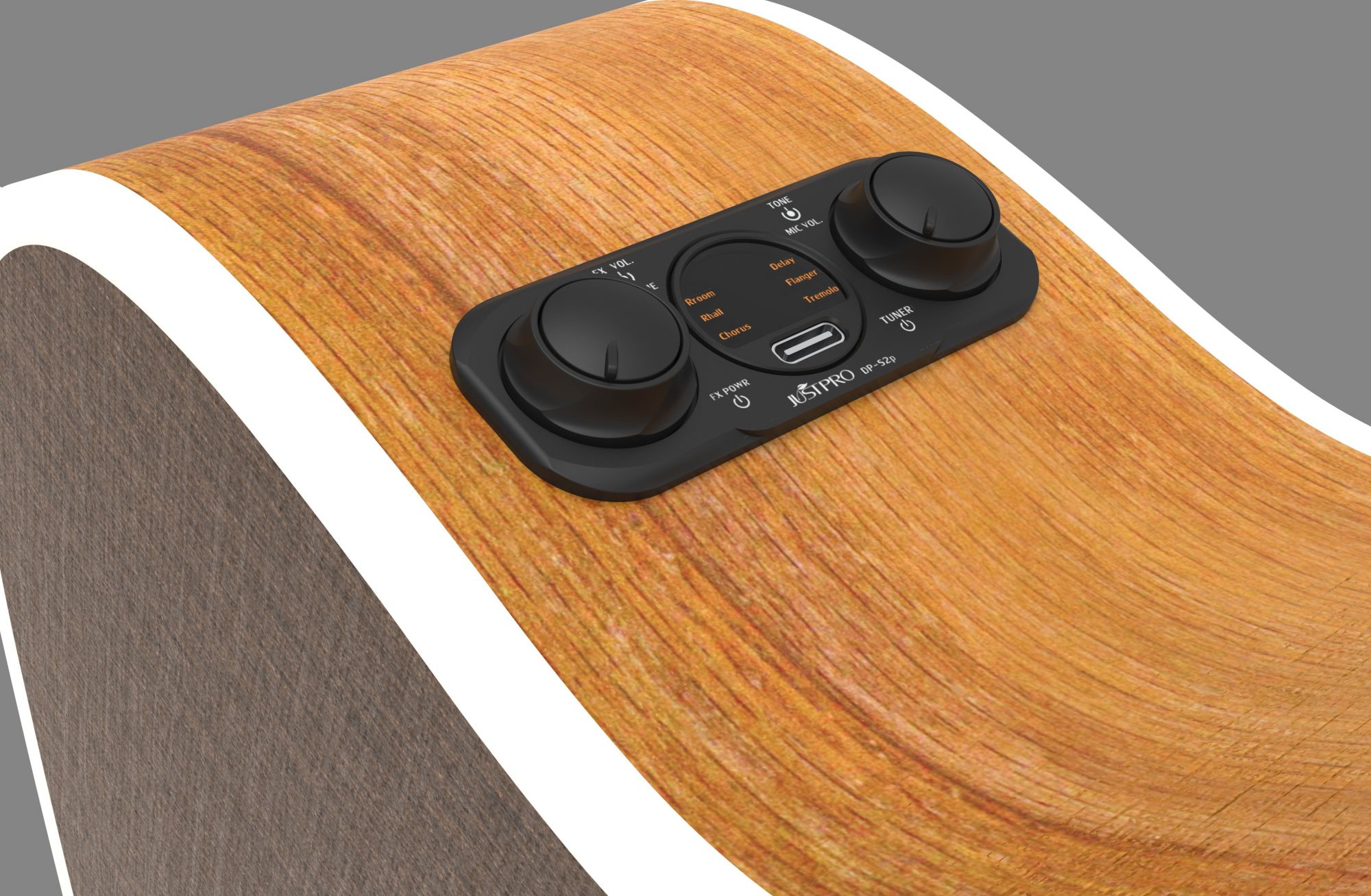 Guitar pick up transacoustic Justpro DP-S2P