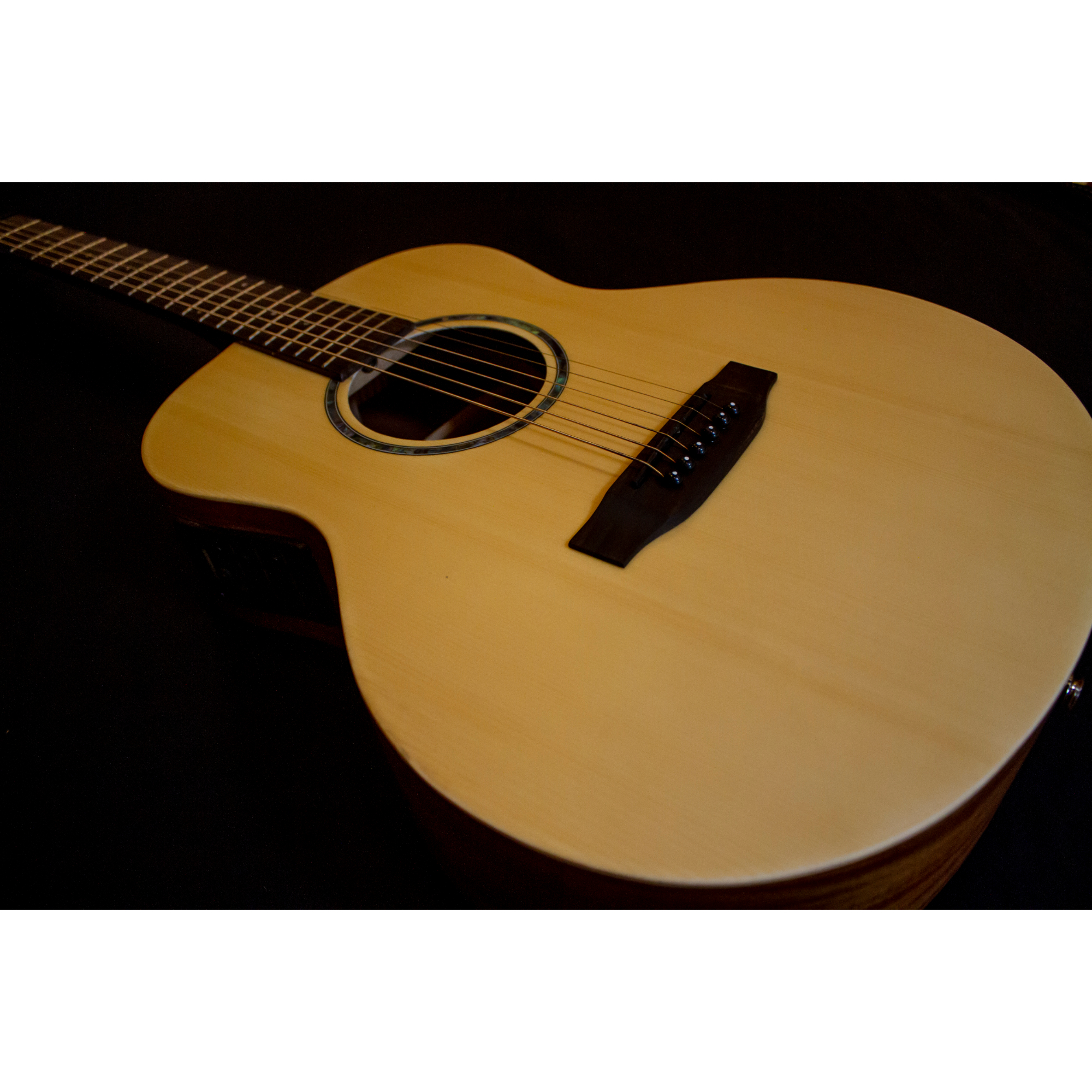 Richtone RT BG1 EQ Travel Acoustic Guitar - Natural