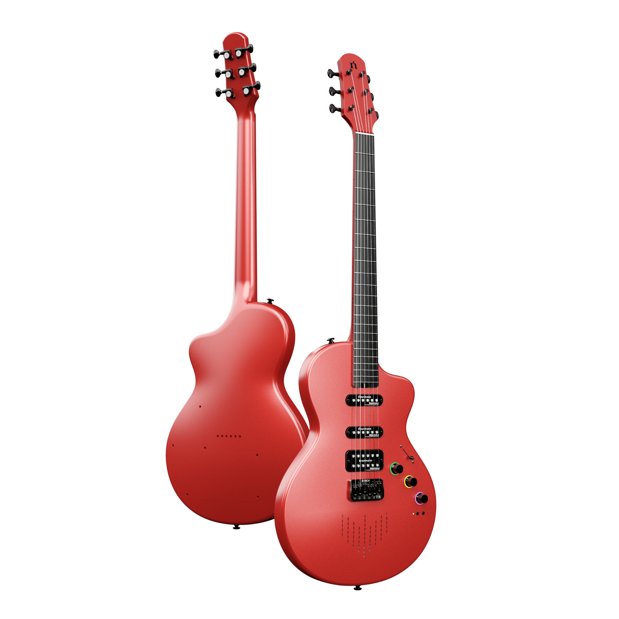 Natasha Nebula Smart Electric Guitar Imperial red
