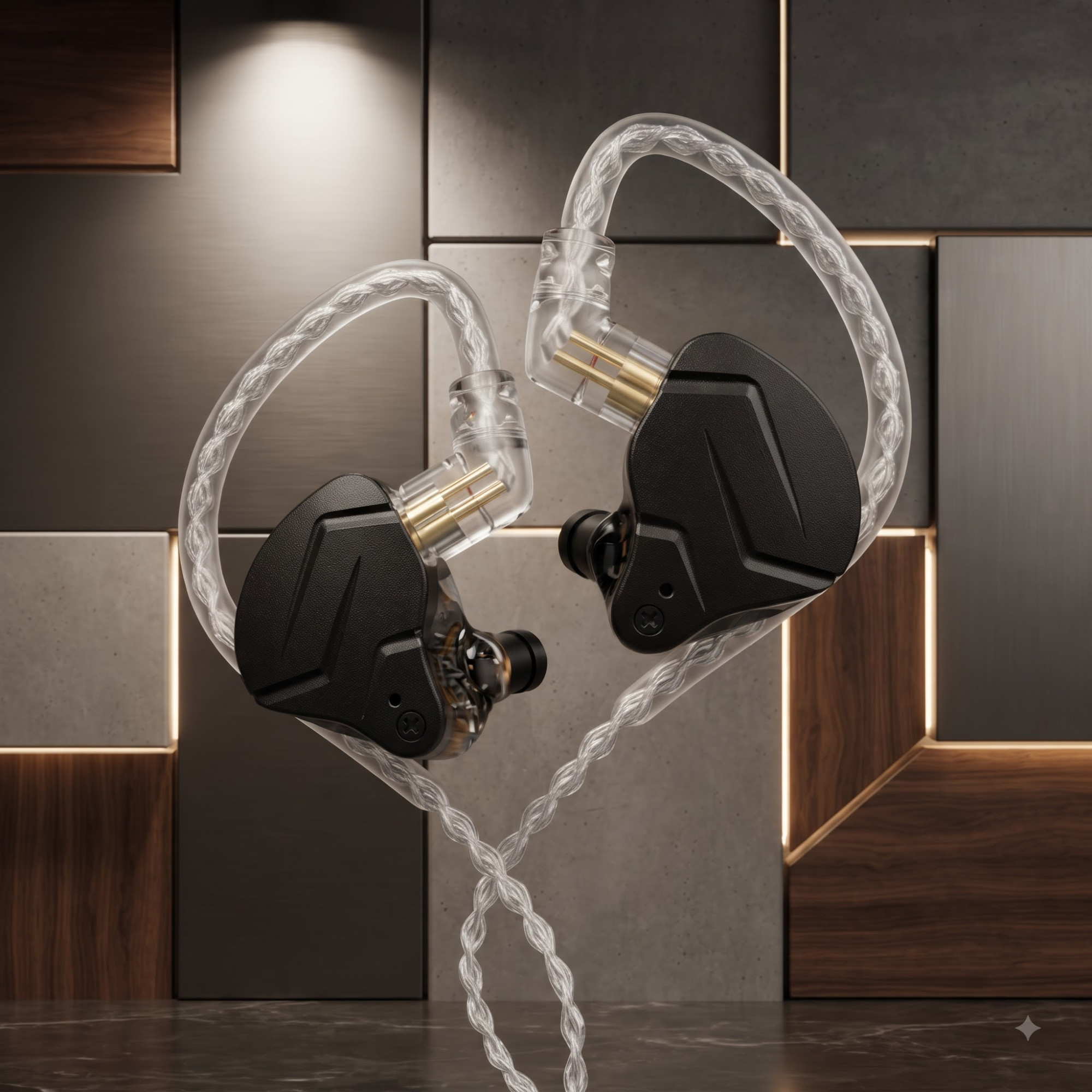 KZ ZSN Pro X Black Hybrid In ear monitors