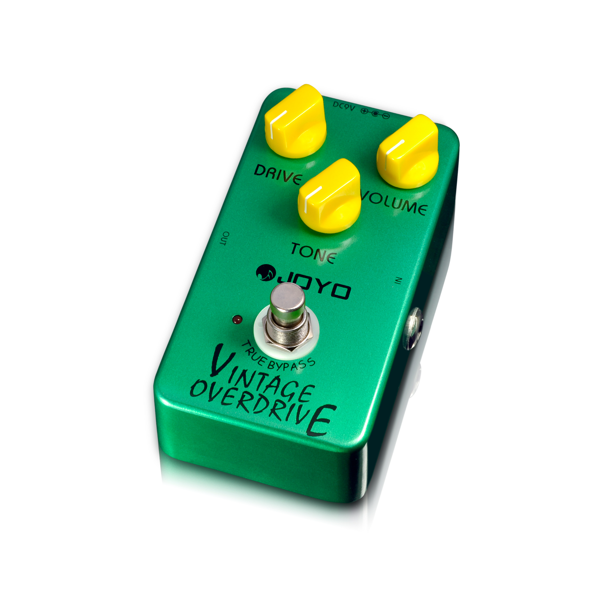 JOYO JF-01 Vintage Overdrive Guitar Effect Pedal - True Bypass DC 9V and Battery Supported